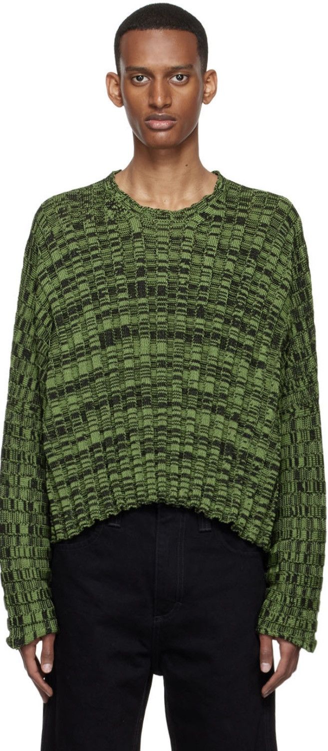Eckhaus Latta unisex Green Cotton Sweater