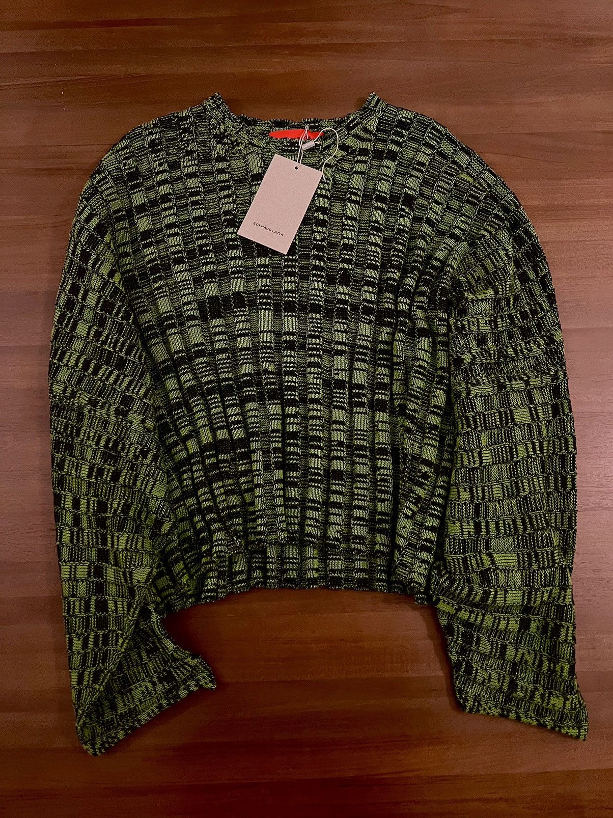 Eckhaus Latta unisex Green Cotton Sweater