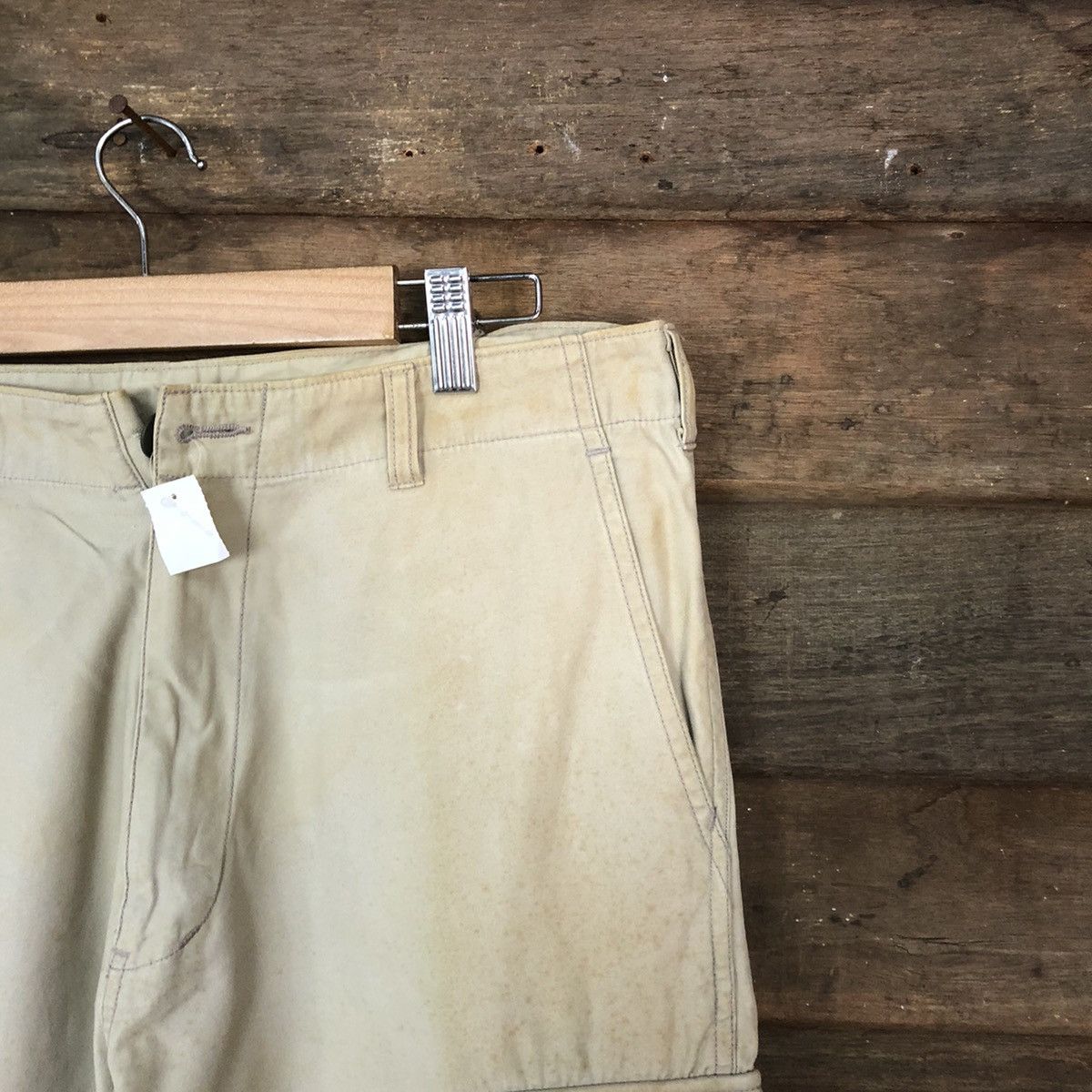 Japanese Brand Japanese Brand dirty utility Brown Cargo Pants #4615 Size US 31 - 5 Thumbnail