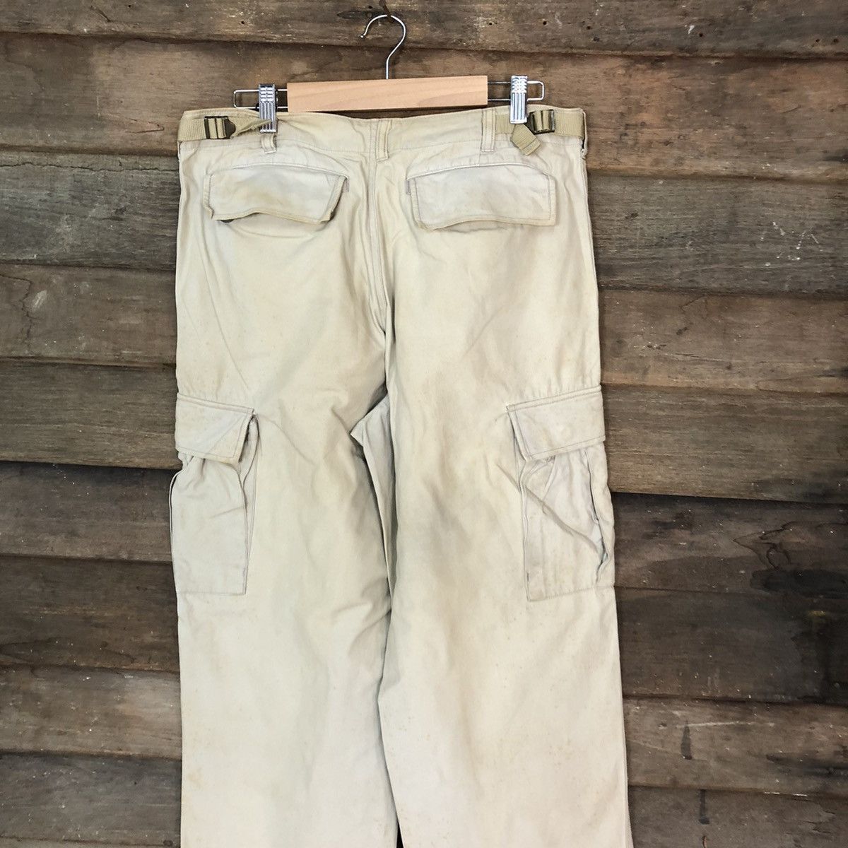 Japanese Brand Japanese Brand dirty utility Brown Cargo Pants #4615 Size US 31 - 12 Thumbnail
