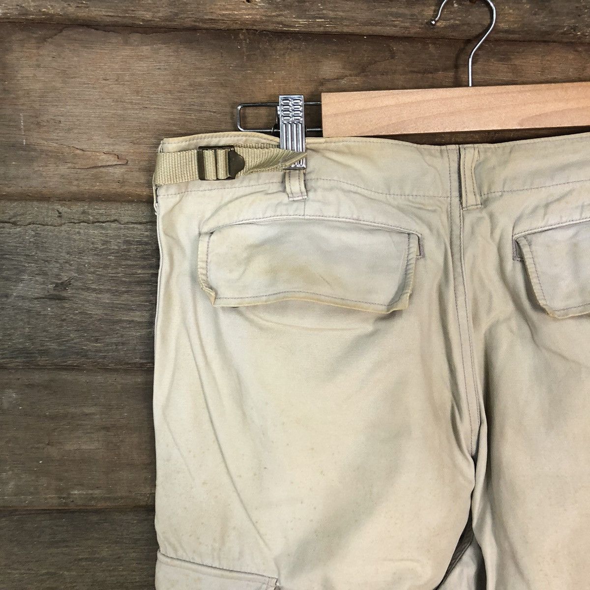Japanese Brand Japanese Brand dirty utility Brown Cargo Pants #4615 Size US 31 - 14 Thumbnail