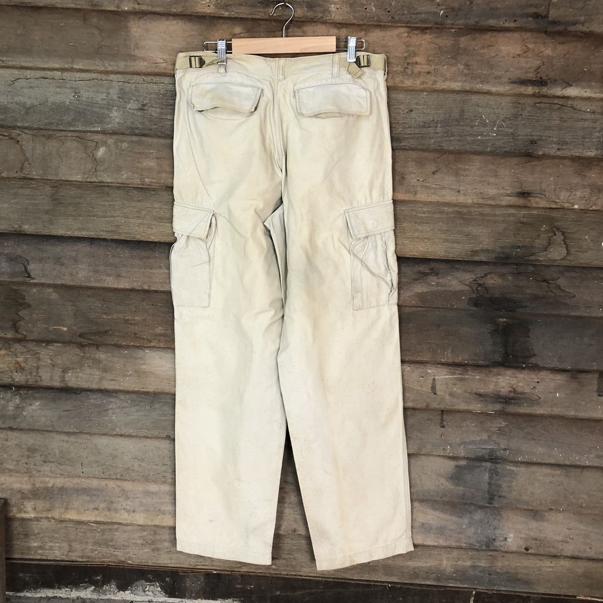 Japanese Brand Japanese Brand dirty utility Brown Cargo Pants #4615 Size US 31 - 11 Thumbnail