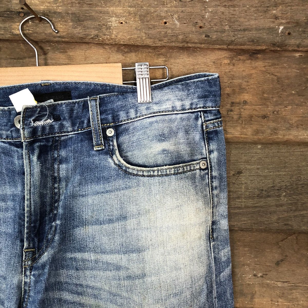 Uniqlo Uniqlo japan ripped distressed patchwork denim Pants #4607 Size US 32 / EU 48 - 5 Thumbnail