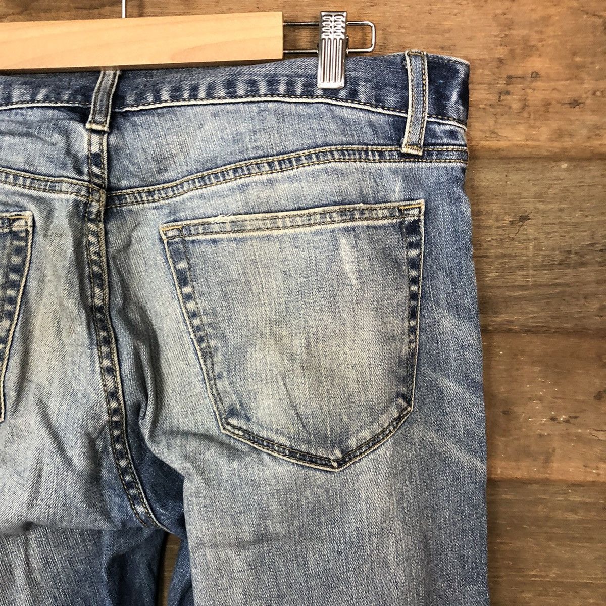 Uniqlo Uniqlo japan ripped distressed patchwork denim Pants #4607 Size US 32 / EU 48 - 15 Thumbnail