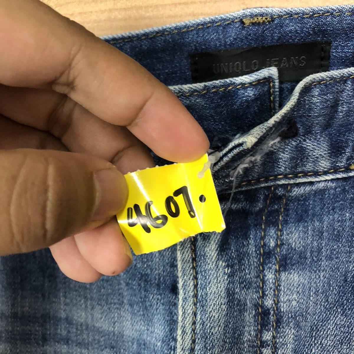 Uniqlo Uniqlo japan ripped distressed patchwork denim Pants #4607 Size US 32 / EU 48 - 10 Thumbnail