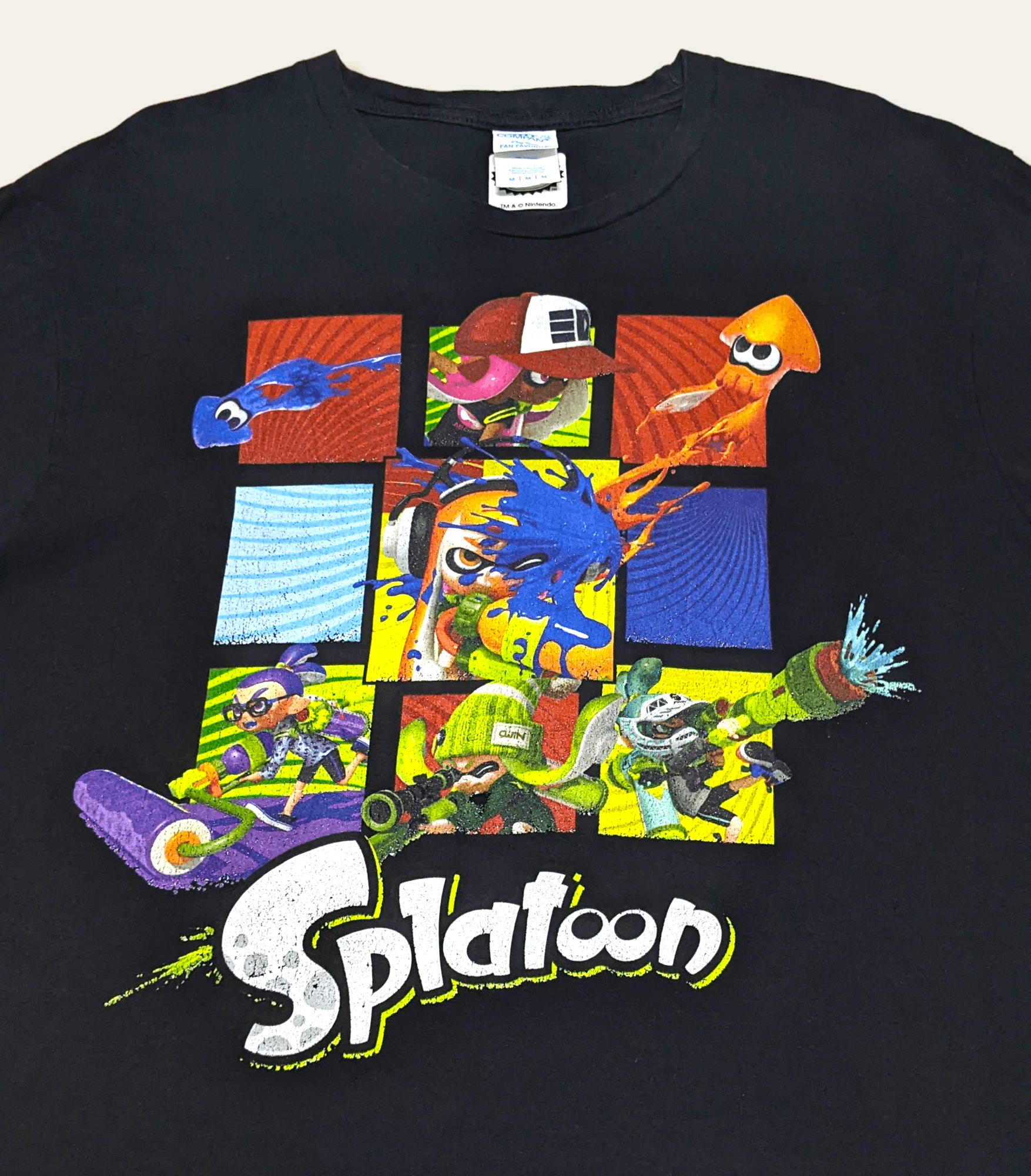 Nintendo × The Game × Vintage Original Nintendo Splatoon Character Game Promo T shirt Size US M / EU 48-50 / 2 - 1 Thumbnail
