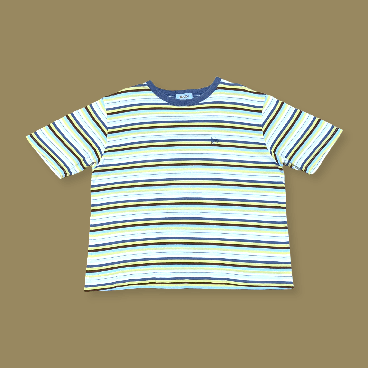 Designer × Kenzo × Vintage Vintage 90s Kenzo Golf Striped T shirt Size US M / EU 48-50 / 2 - 1 Thumbnail