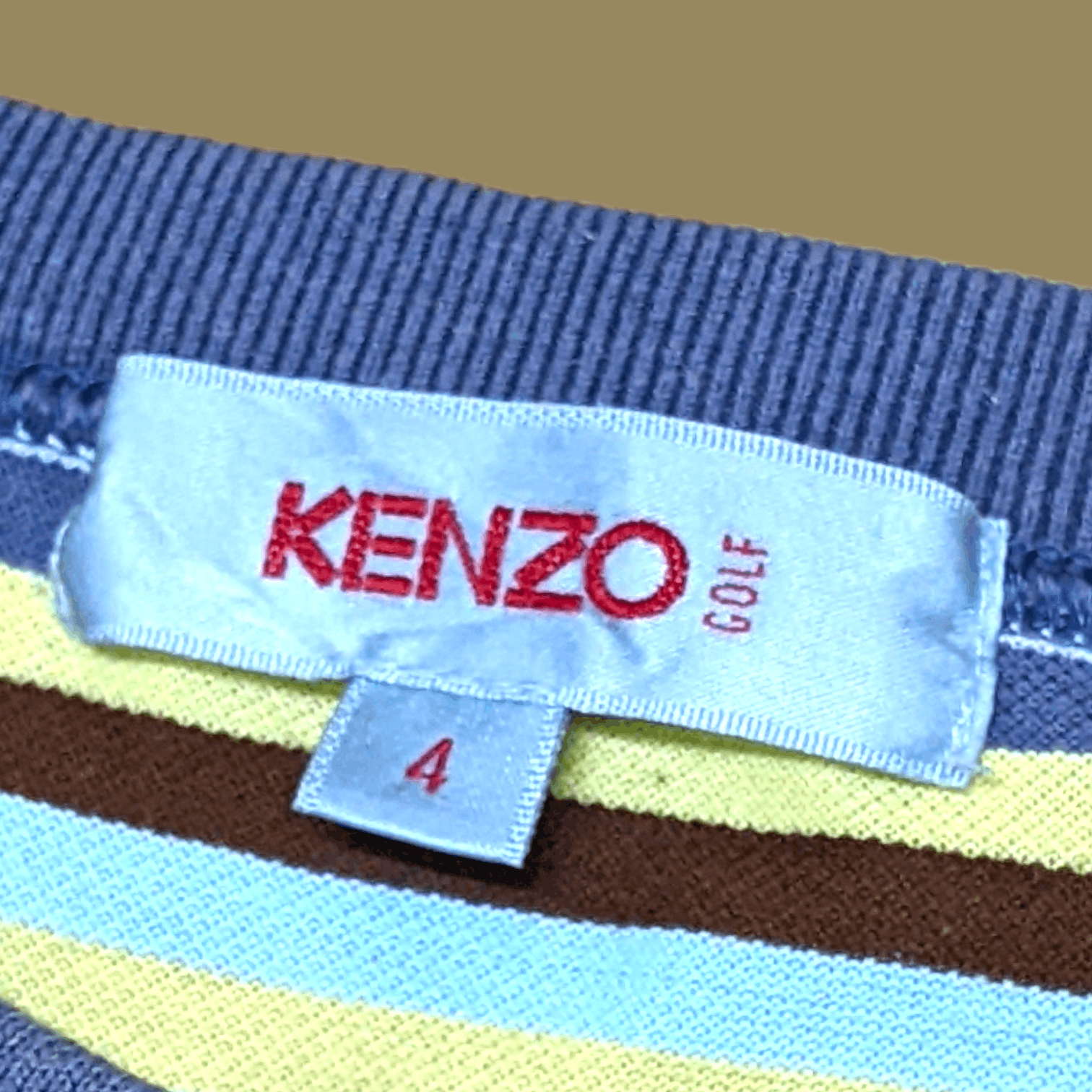 Designer × Kenzo × Vintage Vintage 90s Kenzo Golf Striped T shirt Size US M / EU 48-50 / 2 - 6 Thumbnail