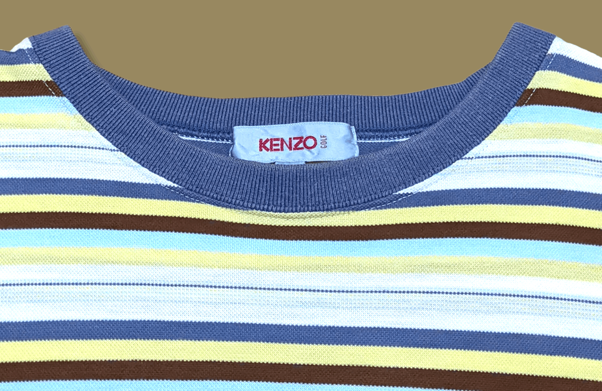 Designer × Kenzo × Vintage Vintage 90s Kenzo Golf Striped T shirt Size US M / EU 48-50 / 2 - 5 Thumbnail