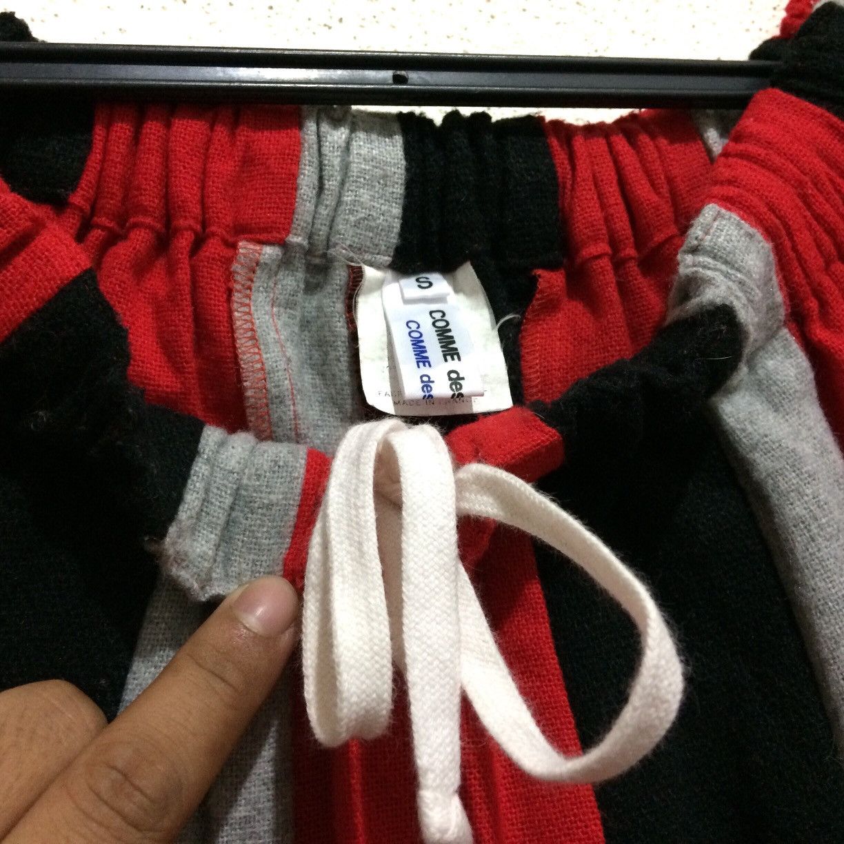 Comme des Garcons Vtg COMME des GARÇONS S.A.S Wool Skirt Made in France Size 31" - 5 Thumbnail
