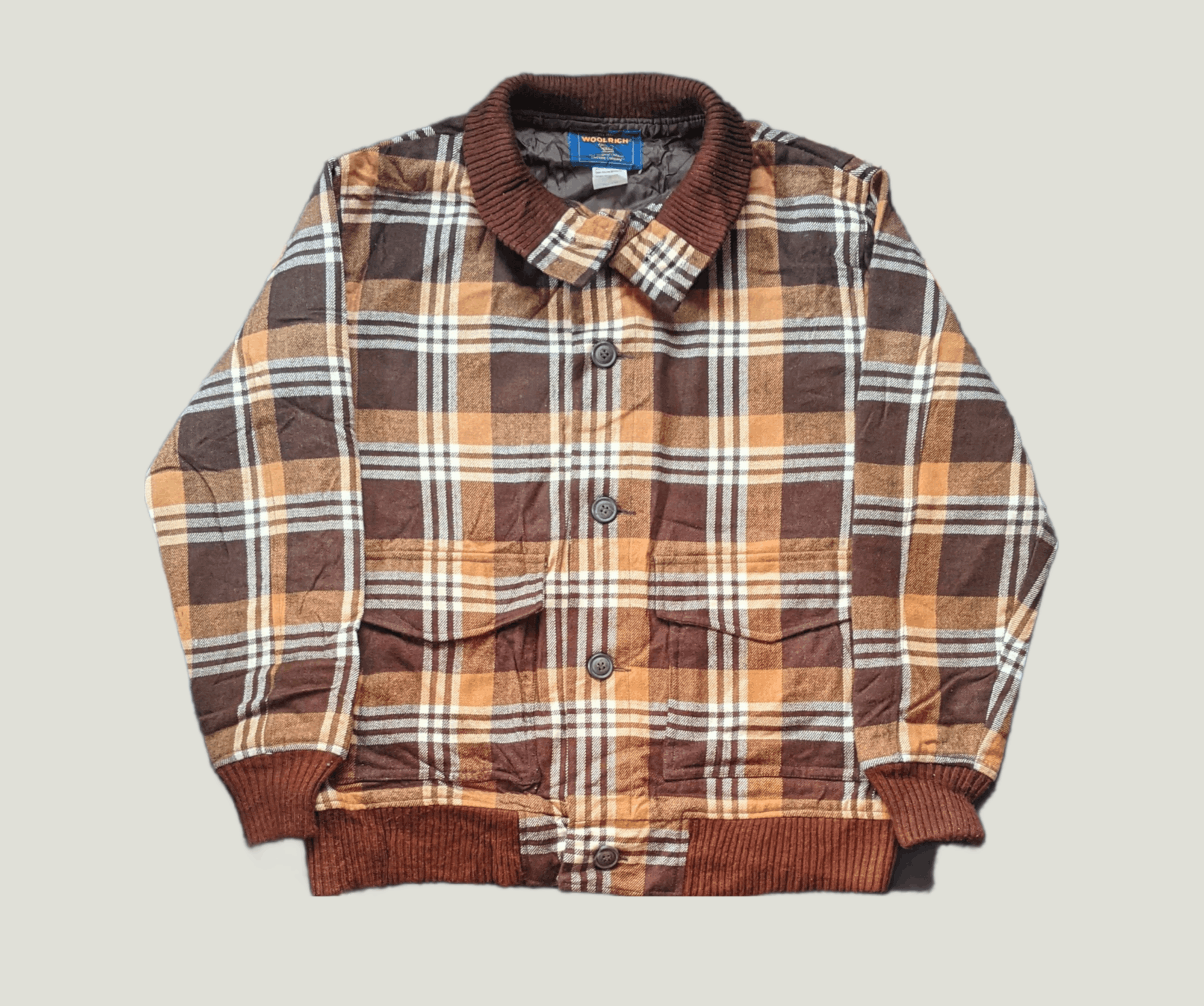 Flannel × Vintage × Woolrich Woolen Mills Vintage Woolrich Plaid Hunting Outdoor Jacket Size US M / EU 48-50 / 2 - 1 Thumbnail