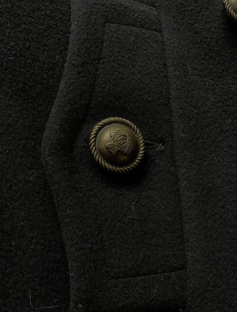 Fendi Fendi Vintage Double Breasted Long Wool Navy Heavy Coat Size M / US 6-8 / IT 42-44 - 6 Thumbnail