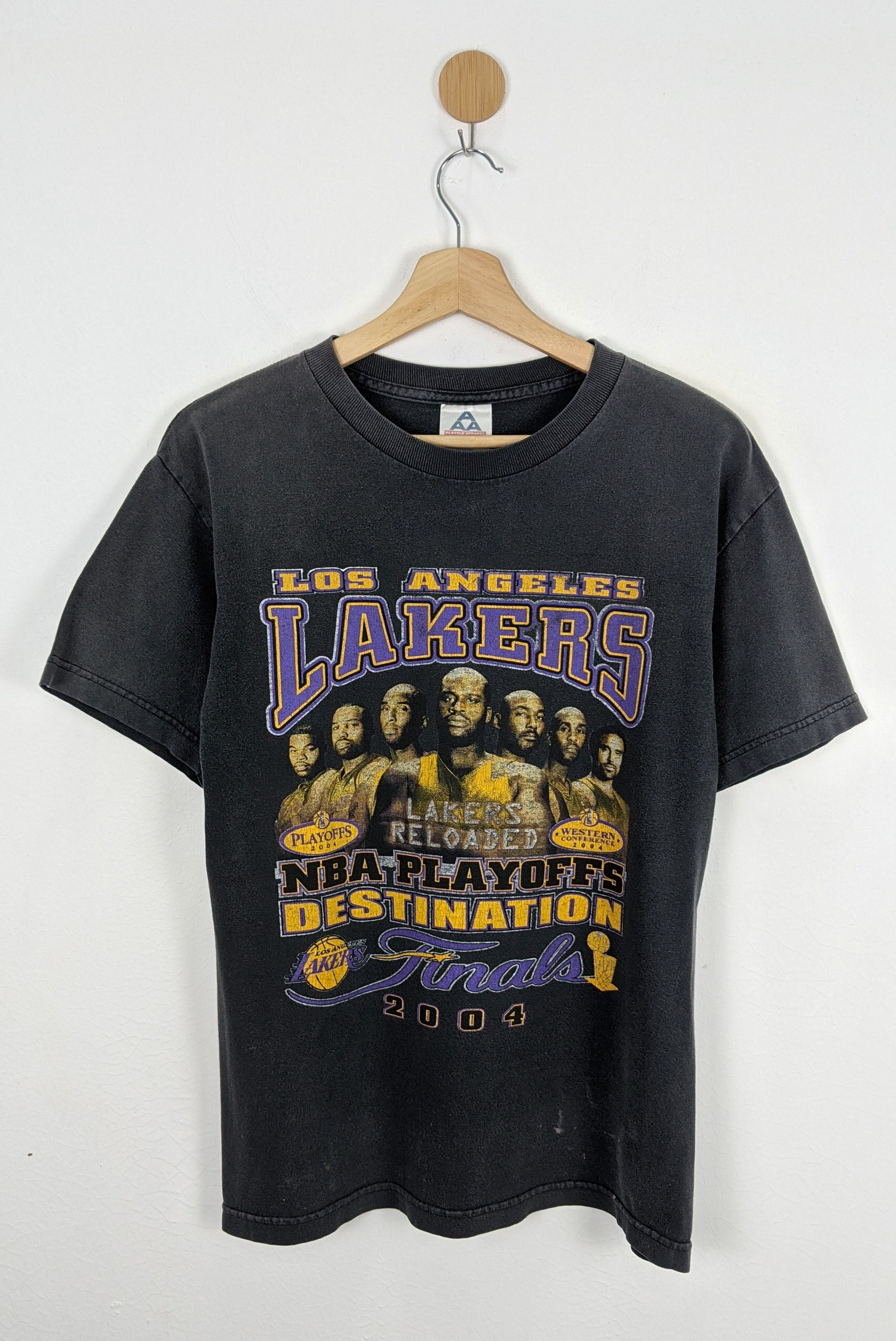 Vintage 2004 Los Angelas Lakers Finals Playoffs Shirt
