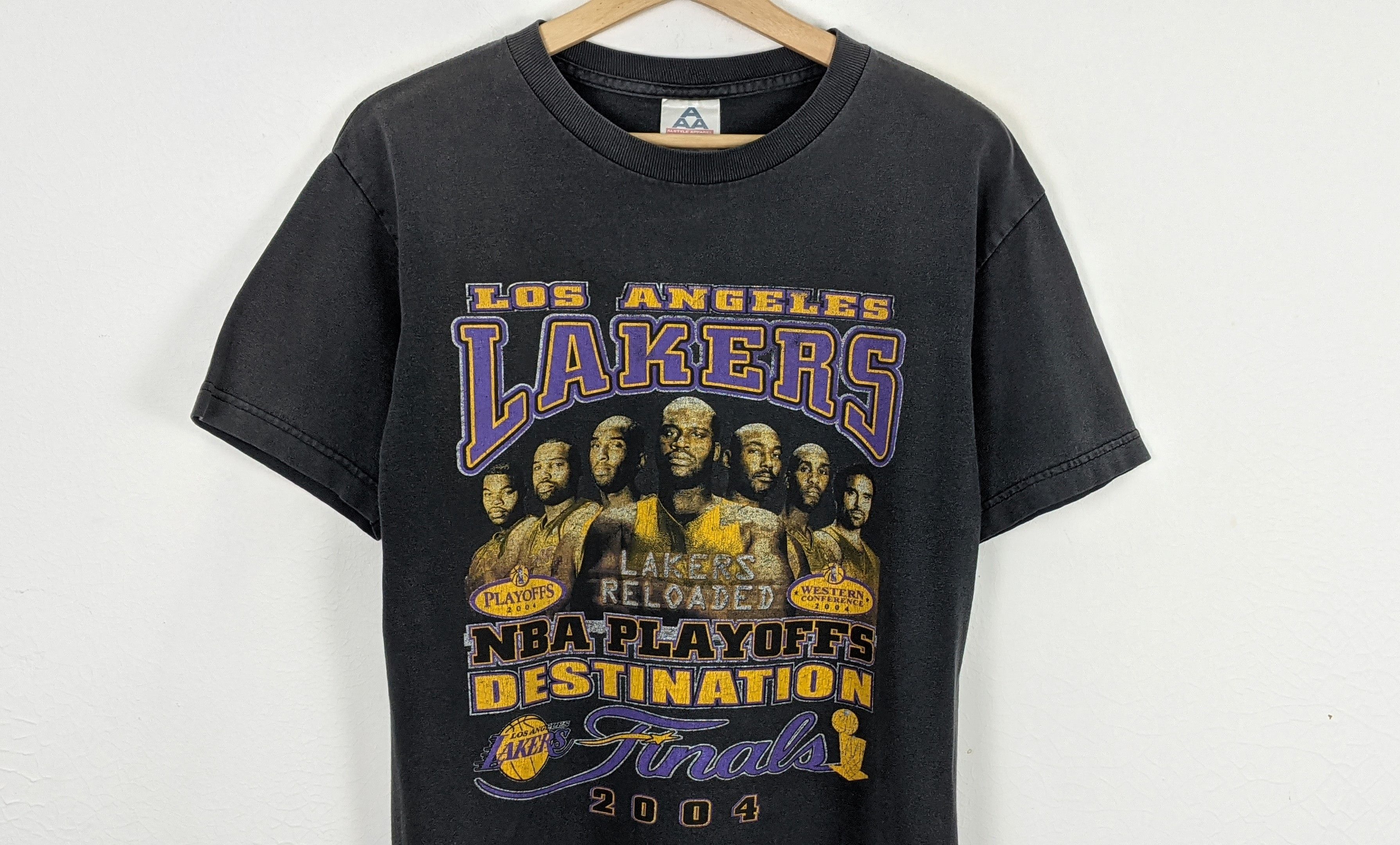 NBA Vintage 2004 Los Angelas Lakers Finals Playoffs Shirt Size US M / EU 48-50 / 2 - 3 Thumbnail