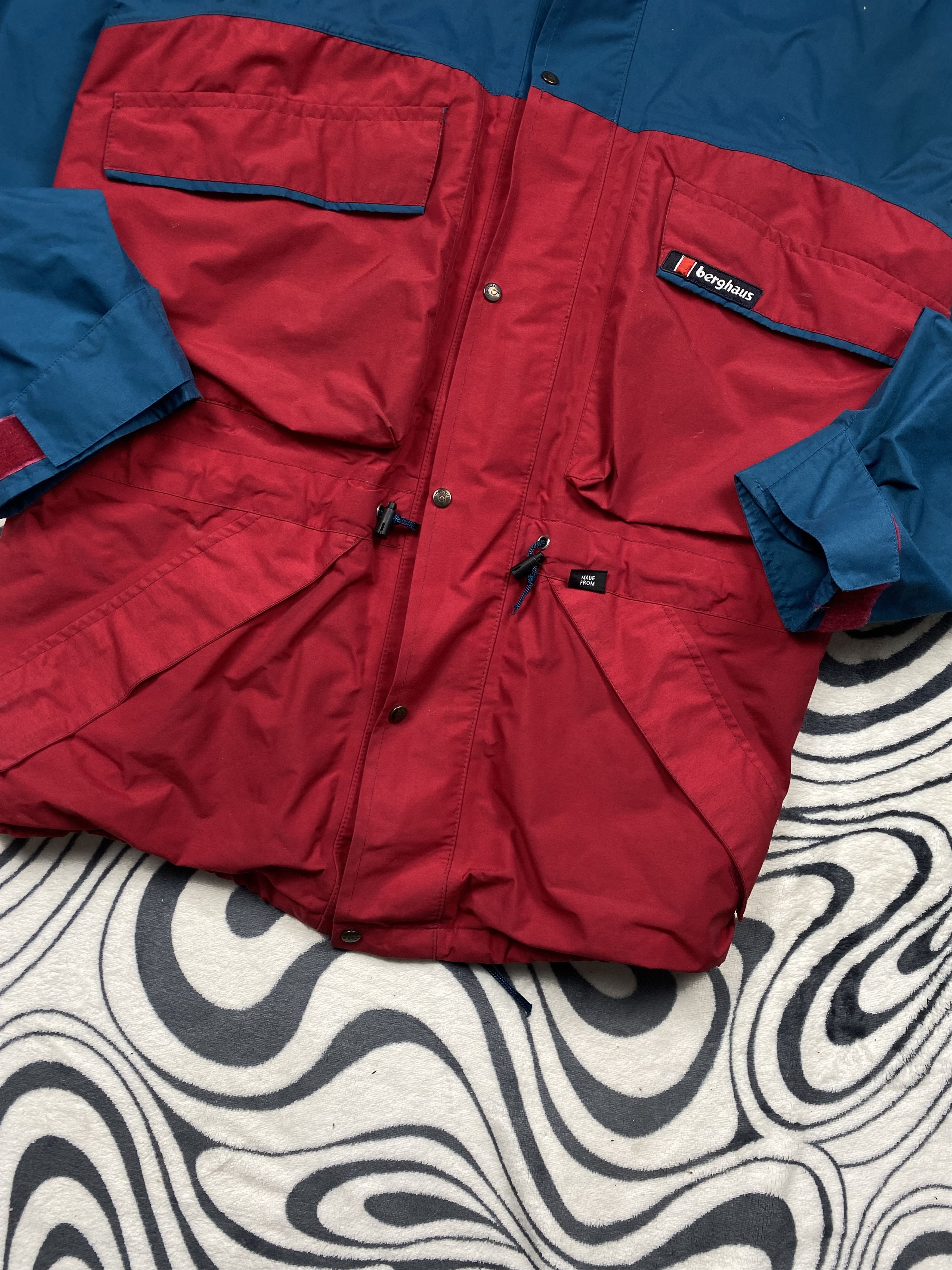 Berghaus Berghaus Mens Trango Extrem Waterproof Jacket 90s Vintage Size US XL / EU 56 / 4 - 3 Thumbnail