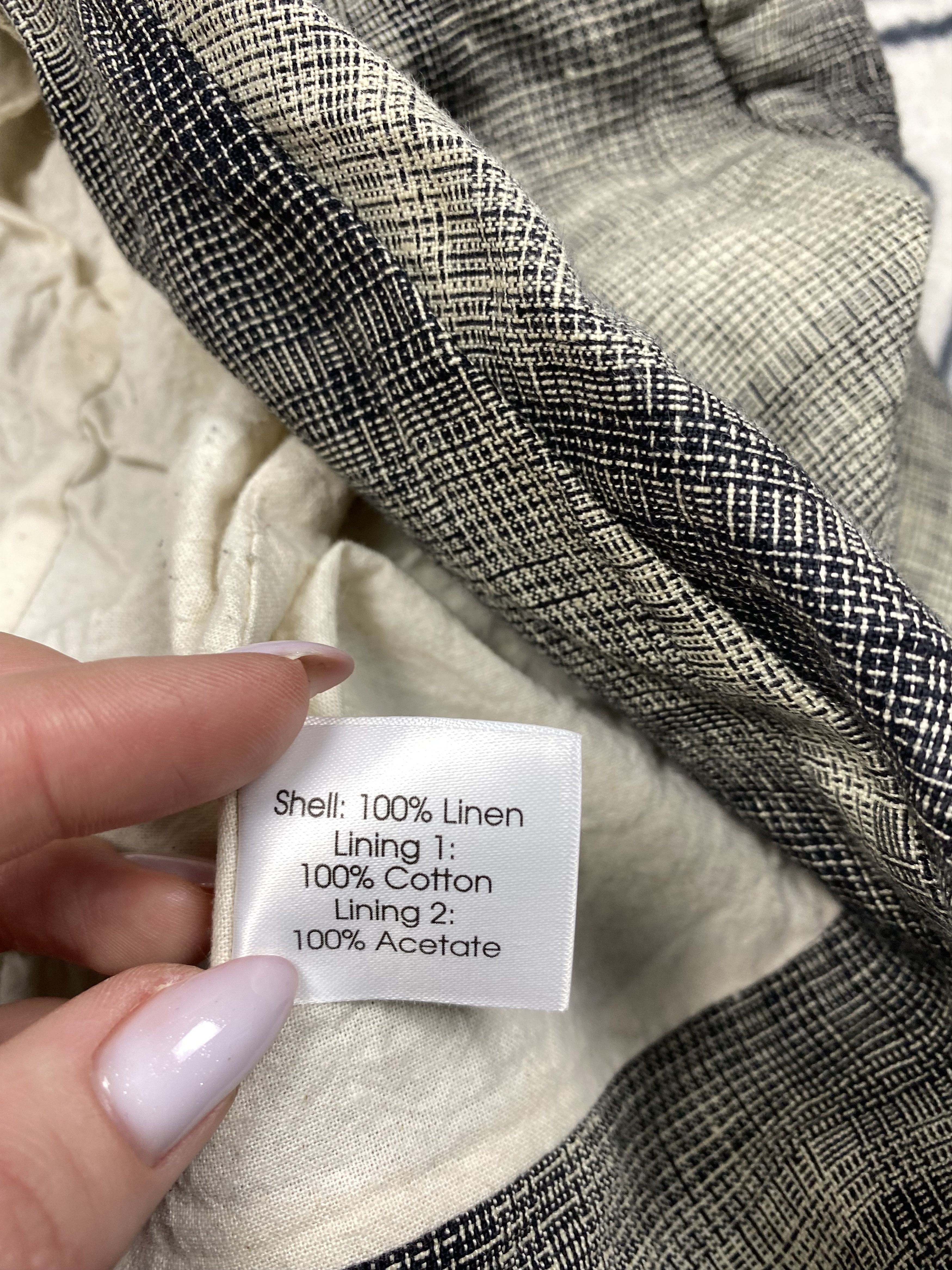 Allsaints × Vintage AllSaints WMNS Linen Blazer Jacket Ladies Size M / US 6-8 / IT 42-44 - 5 Thumbnail