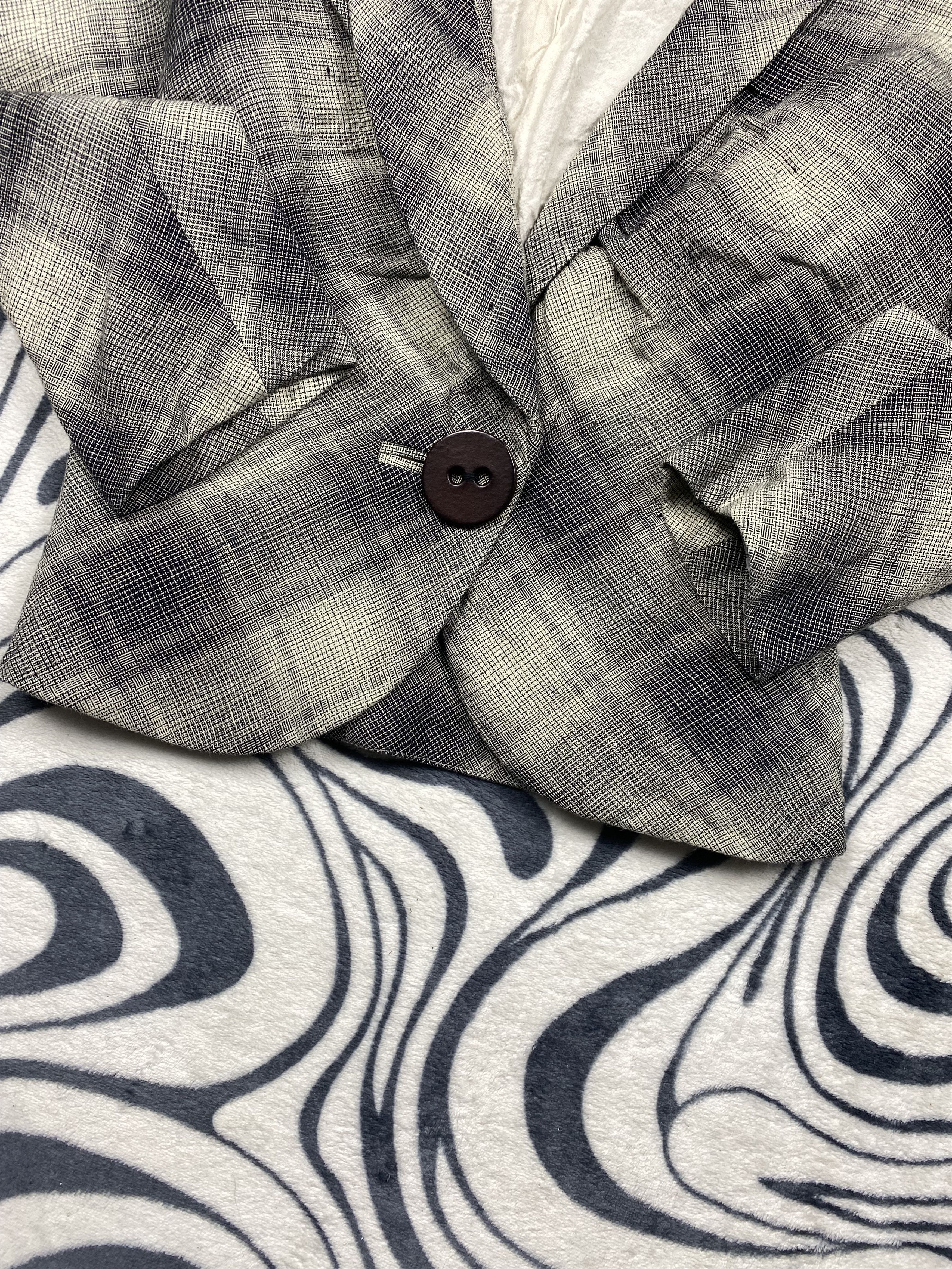Allsaints × Vintage AllSaints WMNS Linen Blazer Jacket Ladies Size M / US 6-8 / IT 42-44 - 3 Thumbnail
