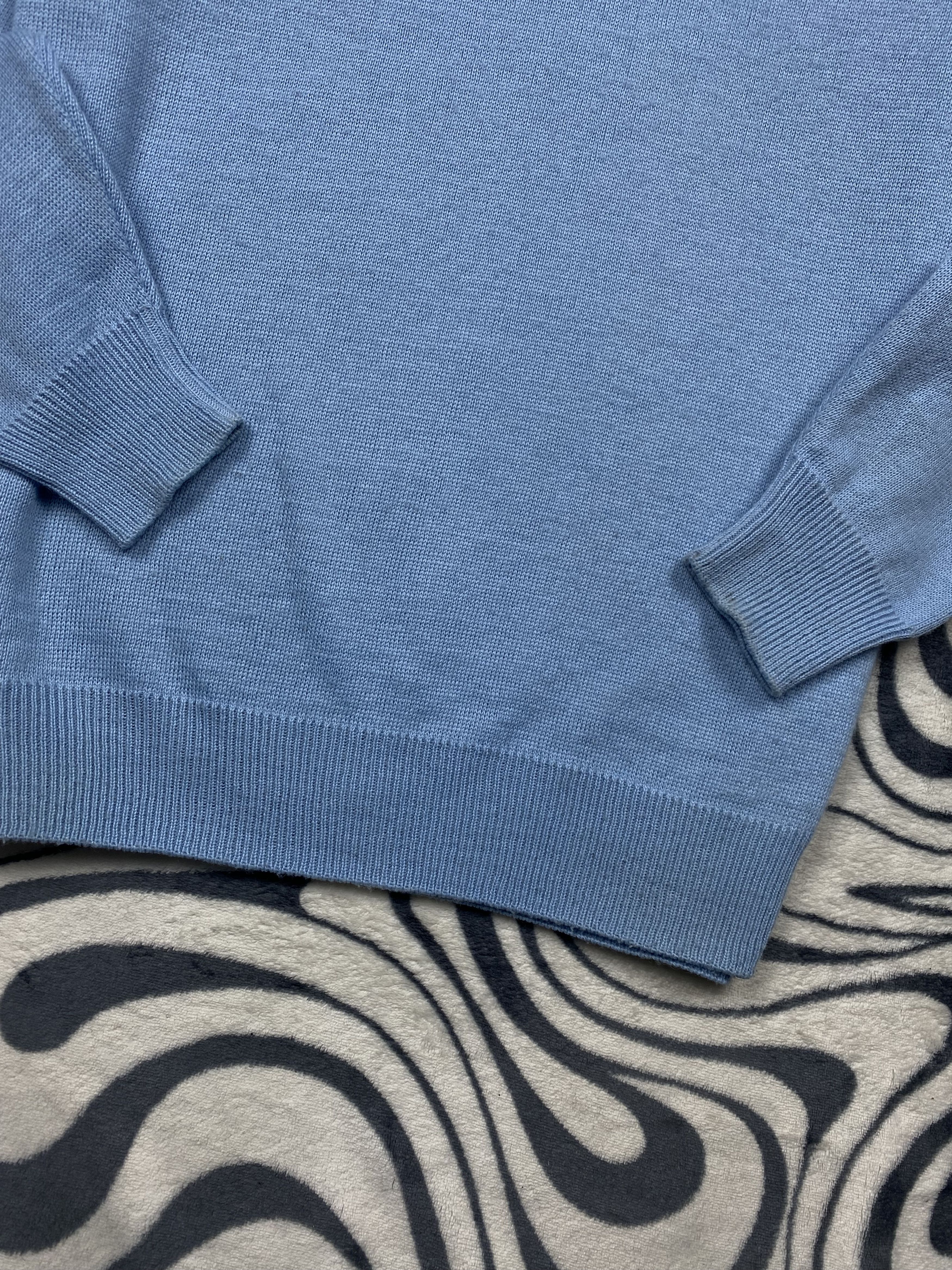 Lacoste × Vintage Lacoste Vintage Mens Wool Knit Sweater Knitwear Size US L / EU 52-54 / 3 - 4 Thumbnail