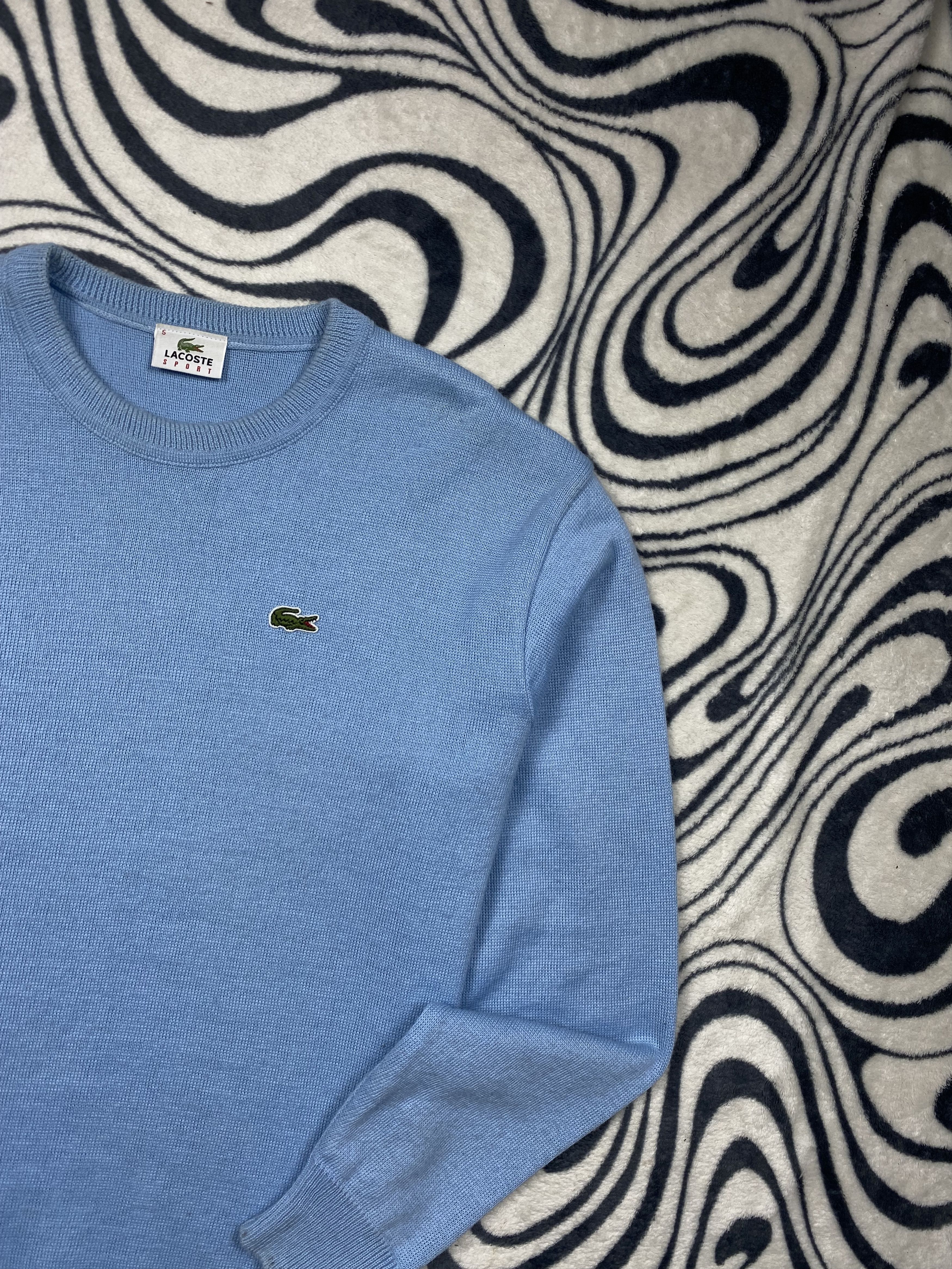 Lacoste × Vintage Lacoste Vintage Mens Wool Knit Sweater Knitwear Size US L / EU 52-54 / 3 - 2 Thumbnail