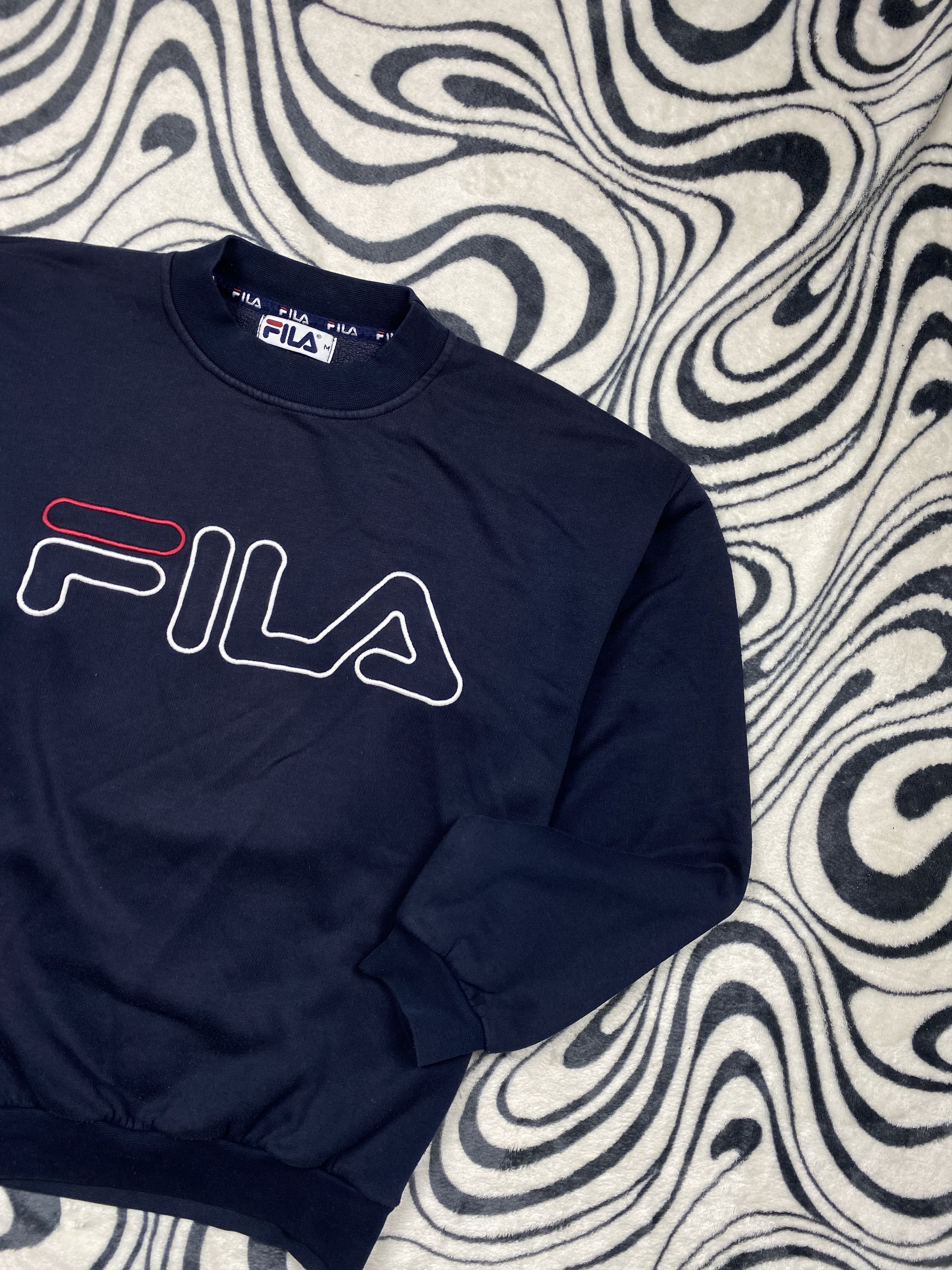 Fila Fila Vintage Mens Oversized Sweatshirt Size US M / EU 48-50 / 2 - 2 Thumbnail