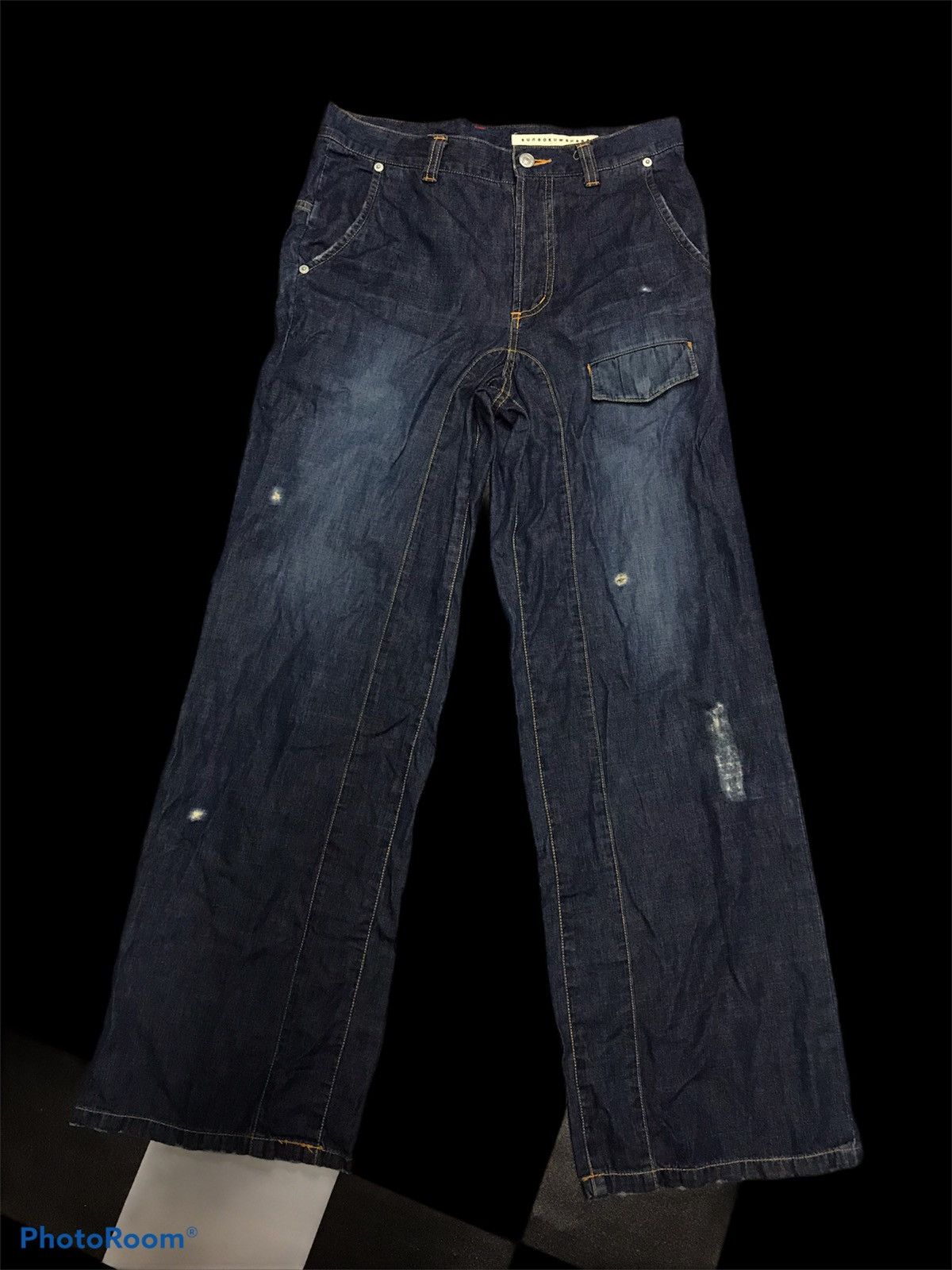 sunao kuwahara distressed jeans