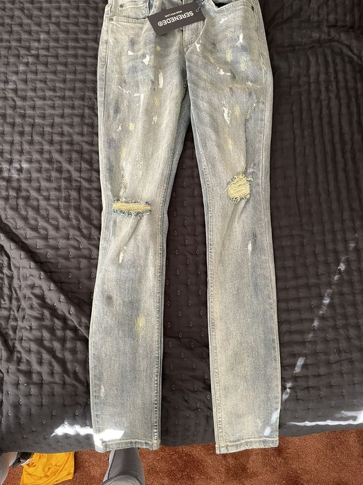 Streetwear Serenede Jeans “Oro Santo” sz 28 | Grailed