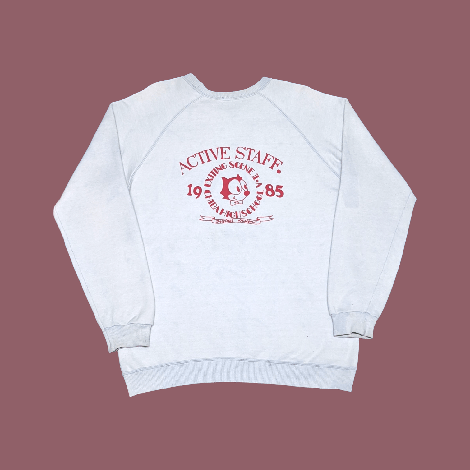 Cartoon Network × Japanese Brand × Vintage Vintage 80s Japan Felix The Cat Distressed Sweatshirt Size US L / EU 52-54 / 3 - 2 Thumbnail