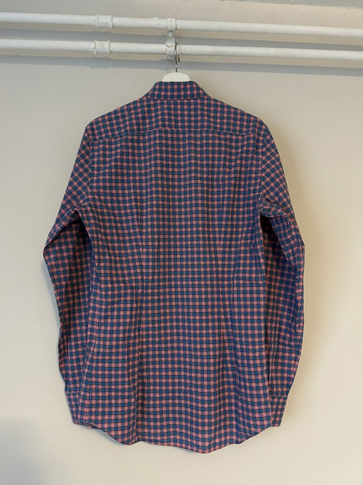 Prada Red Check Shirt Size US M / EU 48-50 / 2 - 2 Thumbnail