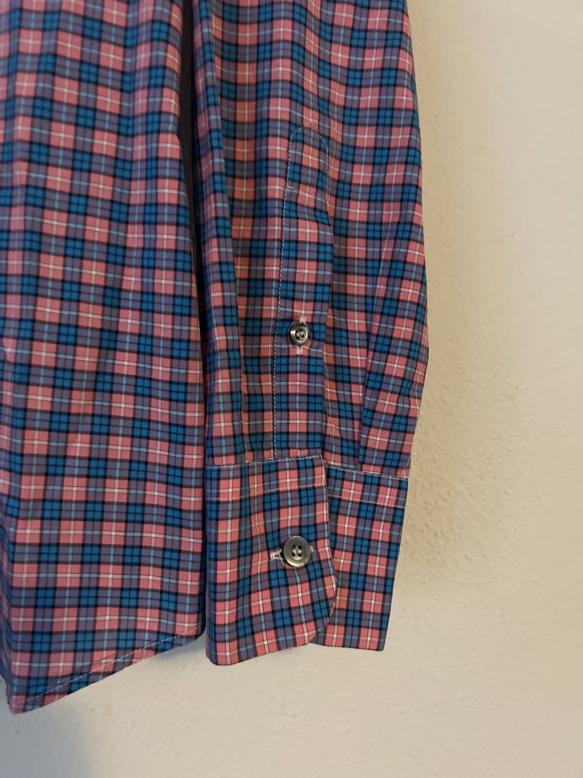 Prada Red Check Shirt Size US M / EU 48-50 / 2 - 6 Thumbnail