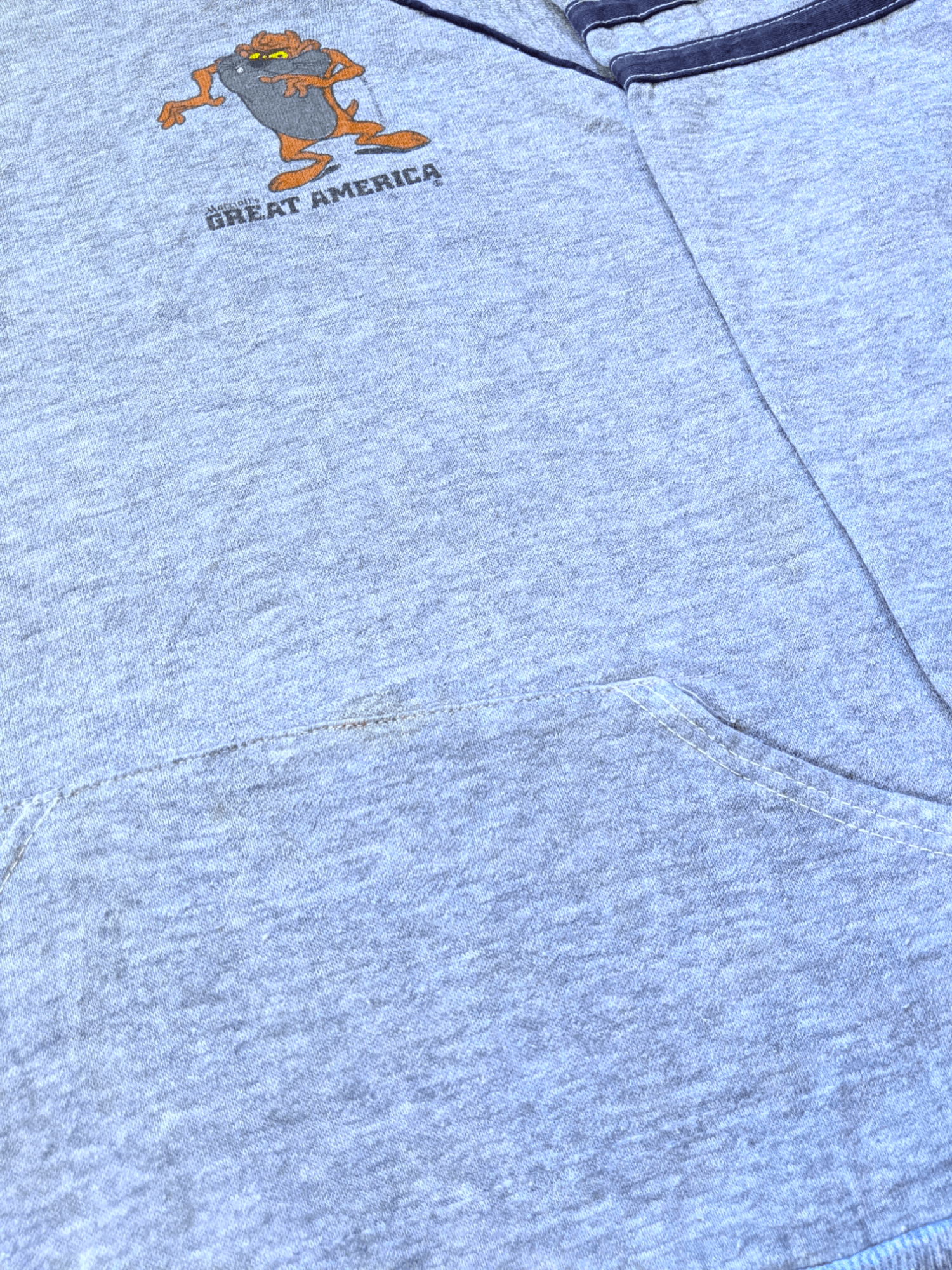 Cartoon Network × Vintage Vintage 80s 1982 Taz Tazmania Looney Tunes Pullover Hoodie Size US M / EU 48-50 / 2 - 8 Thumbnail