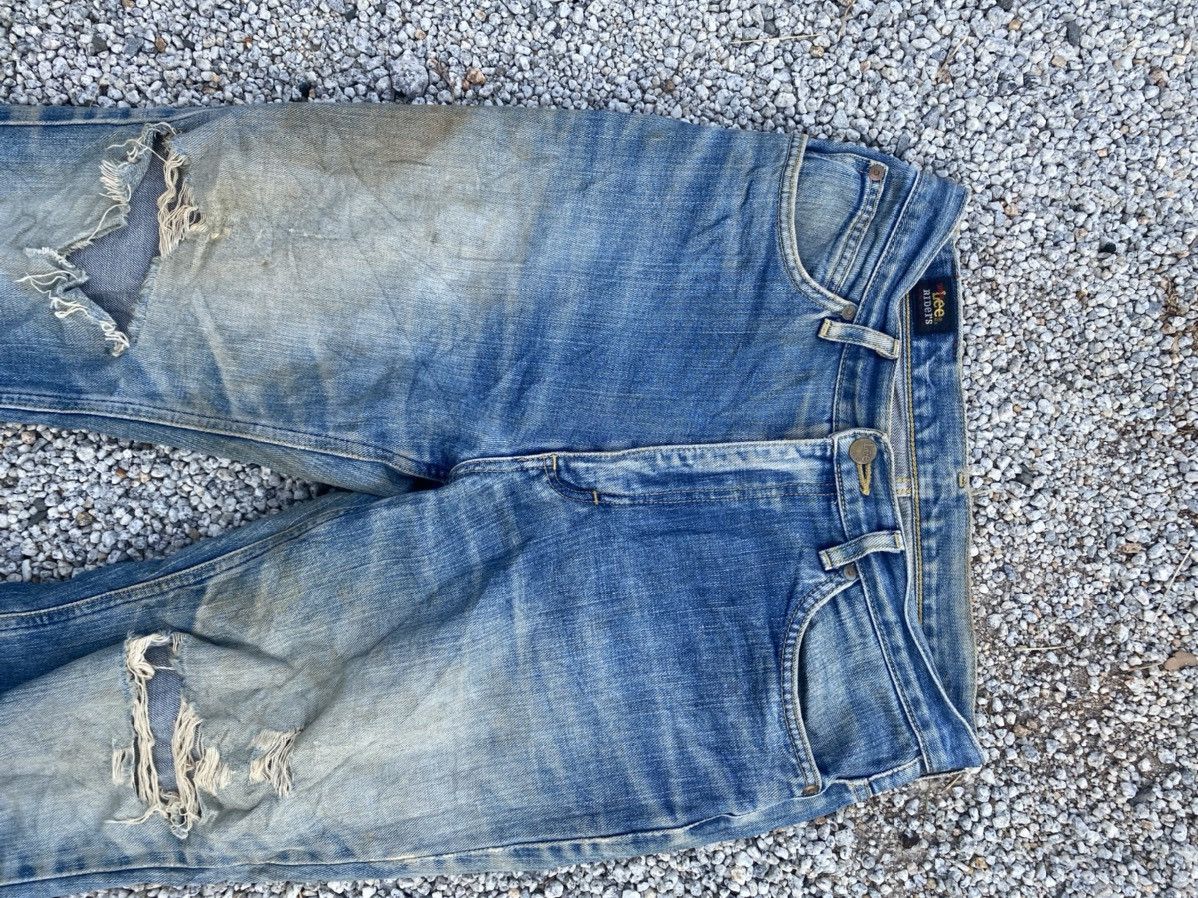Vintage Thrashed Lee Riders Jeans Made In Japan ‼️RARE Size US 30 / EU 46 - 3 Thumbnail