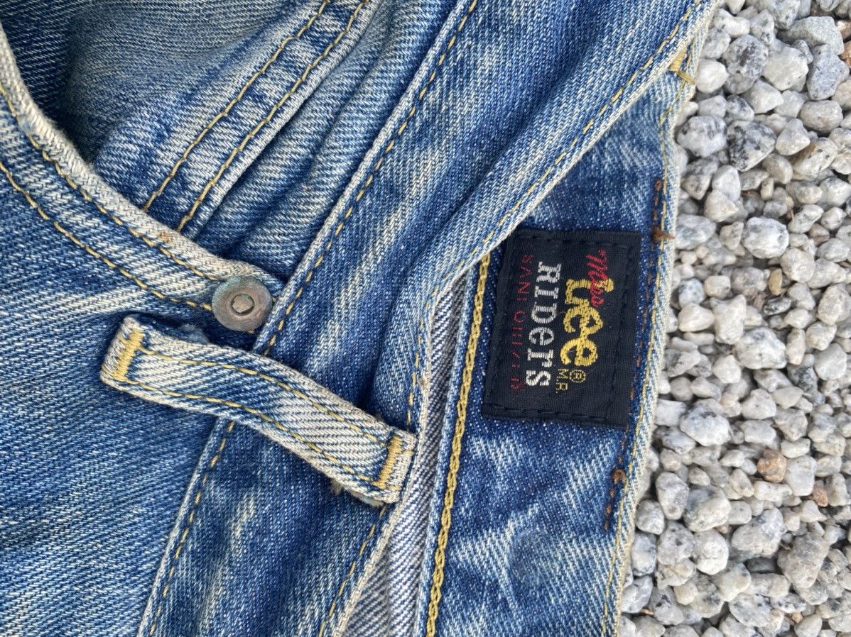 Vintage Thrashed Lee Riders Jeans Made In Japan ‼️RARE Size US 30 / EU 46 - 5 Thumbnail