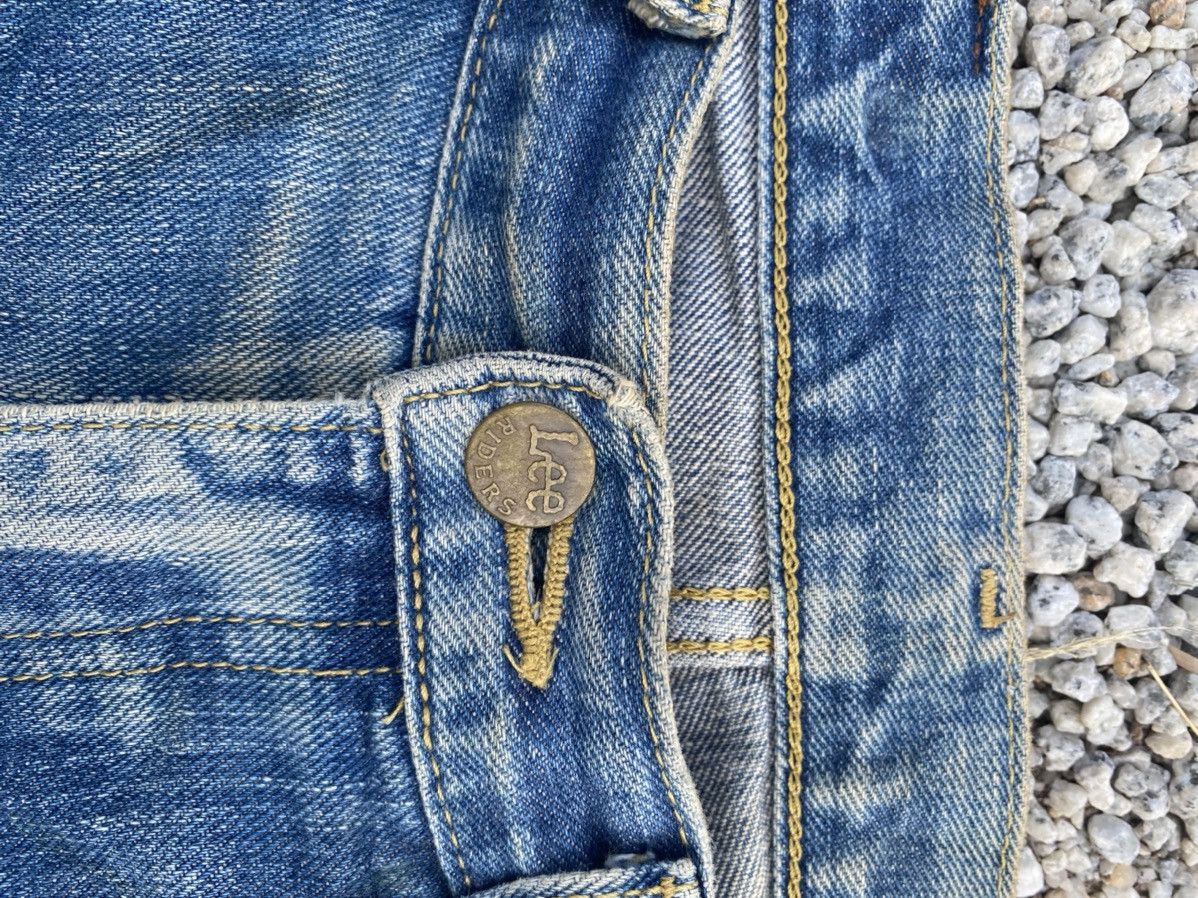 Vintage Thrashed Lee Riders Jeans Made In Japan ‼️RARE Size US 30 / EU 46 - 8 Thumbnail
