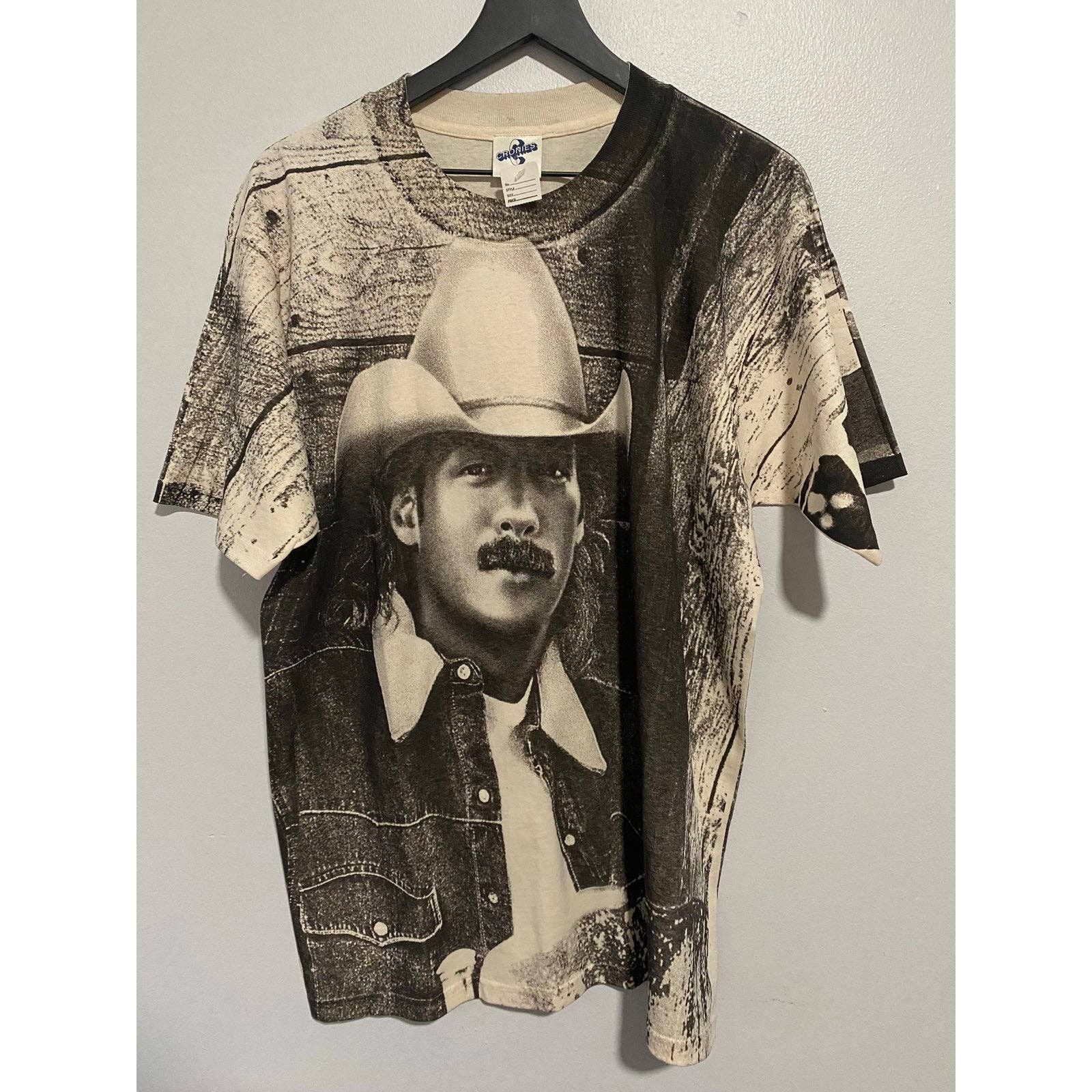 Vintage Alan Jackson Cronies Shirt Large 90s rare country