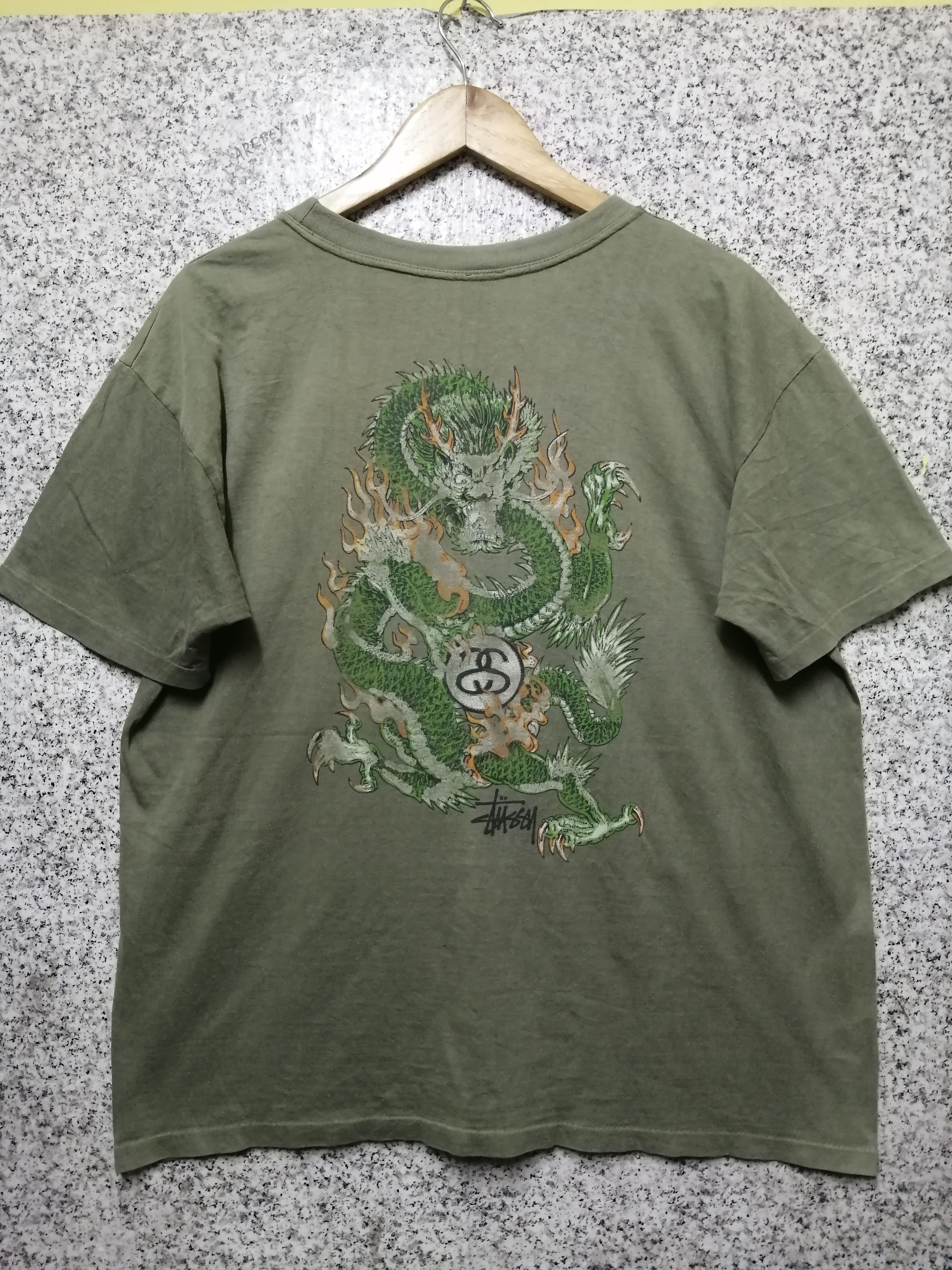 Vintage Very Rare Vintage Stüssy Dragon T-Shirt | Grailed