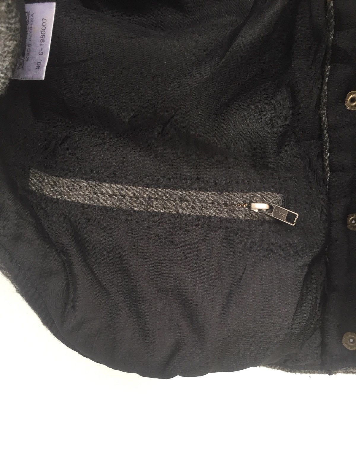 Ben Davis Stapleton Wool Leather Cowhide Attached Brown Beach Jacket Size US S / EU 44-46 / 1 - 7 Thumbnail