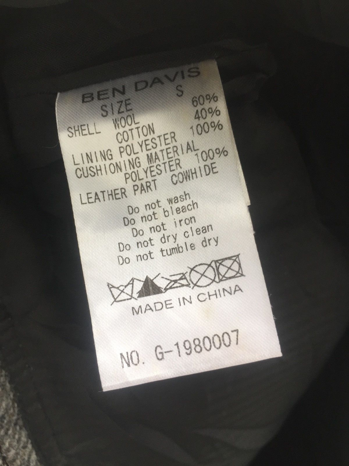 Ben Davis Stapleton Wool Leather Cowhide Attached Brown Beach Jacket Size US S / EU 44-46 / 1 - 8 Thumbnail