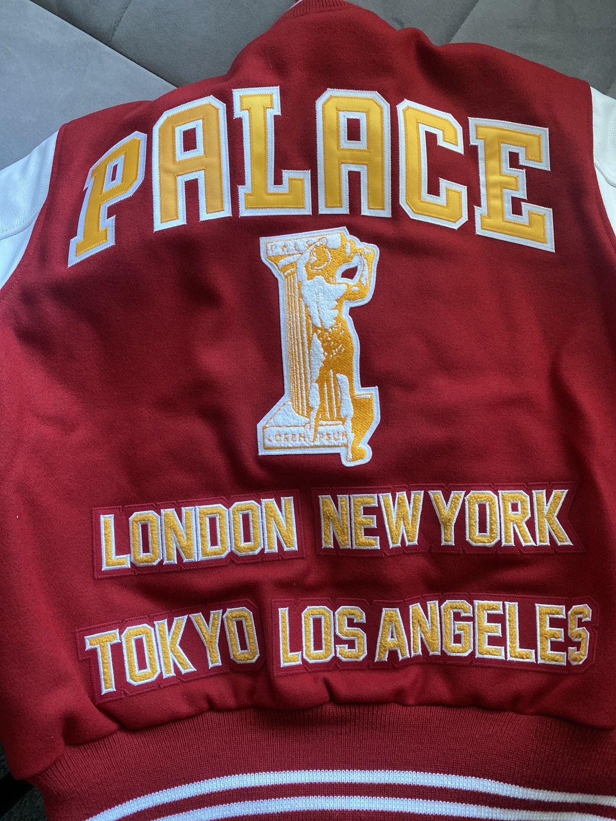 Palace Tora Tora Varsity Jacket Navy Men's - SS25 - US