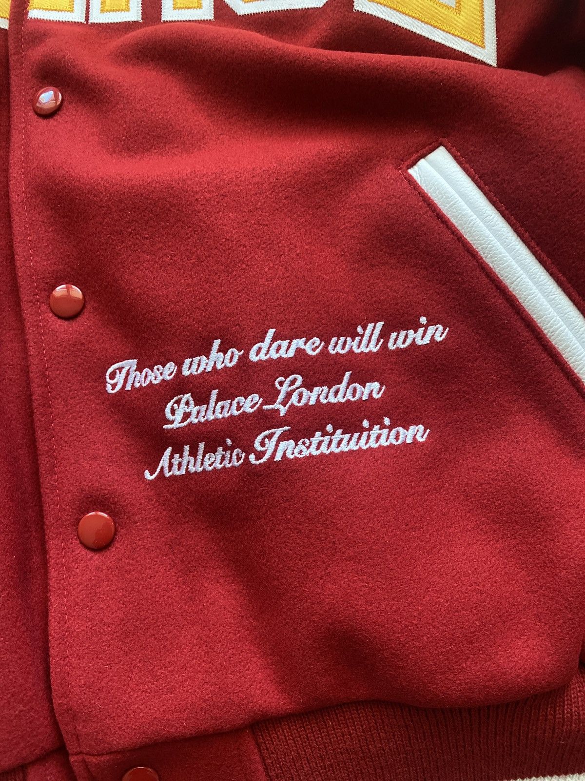 Palace Tora Tora Varsity Jacket Navy Men's - SS25 - US