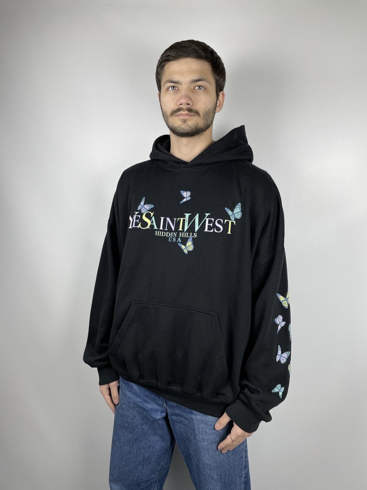 Band Tees × Other × Rap Tees Kanye West ‘Ye Saint West’ Tour Rap Hoodie Size US XL / EU 56 / 4 - 1 Thumbnail