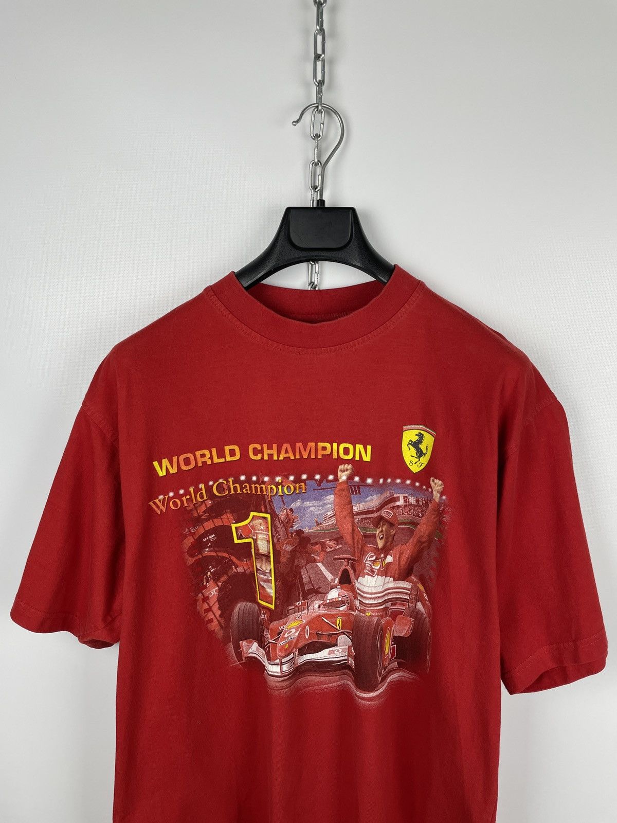 Ferrari × Formula 1 × Vintage Vintage 2000 Ferrari Michael Schumacher World Champion Tee Size US L / EU 52-54 / 3 - 3 Thumbnail