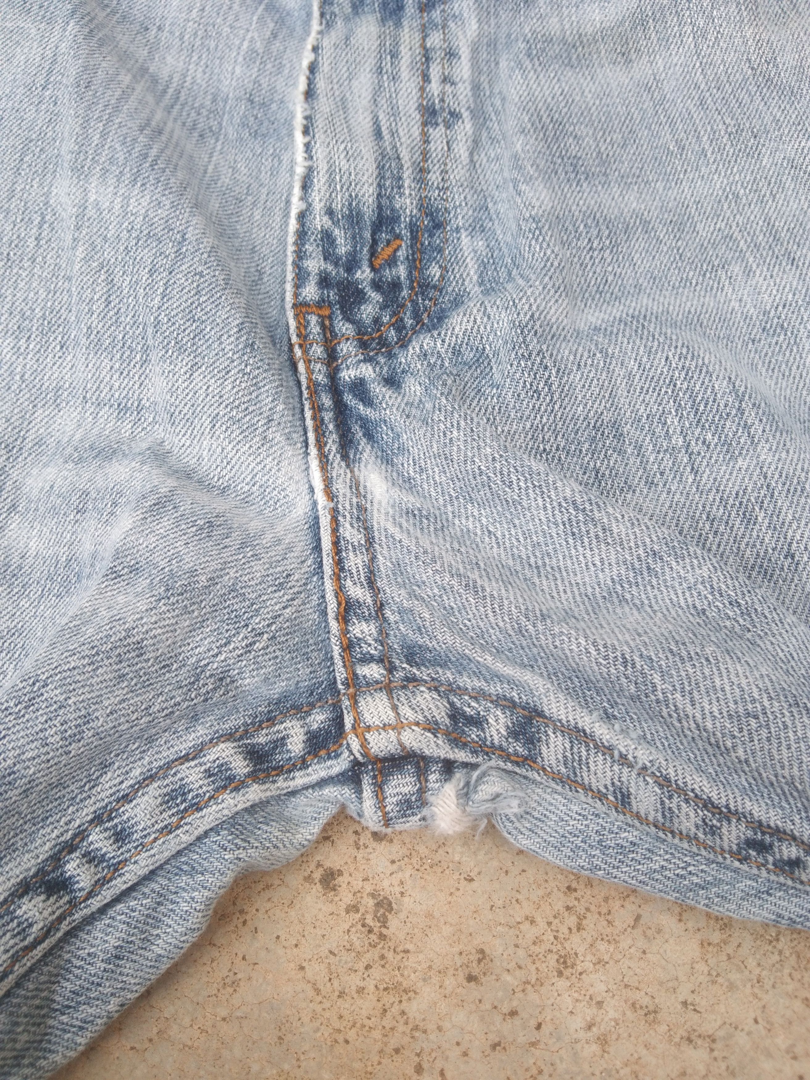 Levi's Vintage Levi's Signature Straight Leg Distressed Jeans 36x29 Size US 36 / EU 52 - 5 Thumbnail