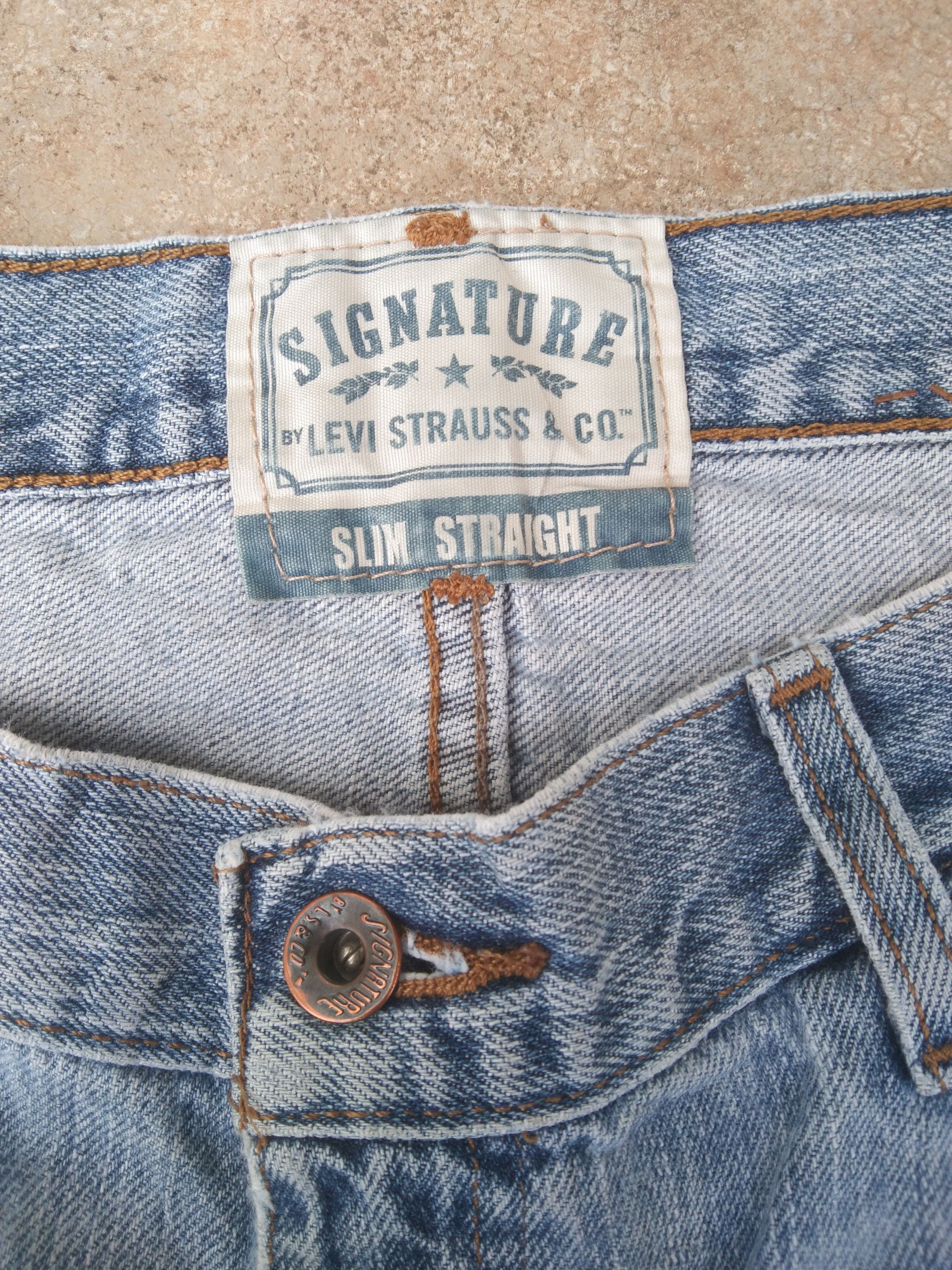 Levi's Vintage Levi's Signature Straight Leg Distressed Jeans 36x29 Size US 36 / EU 52 - 10 Thumbnail