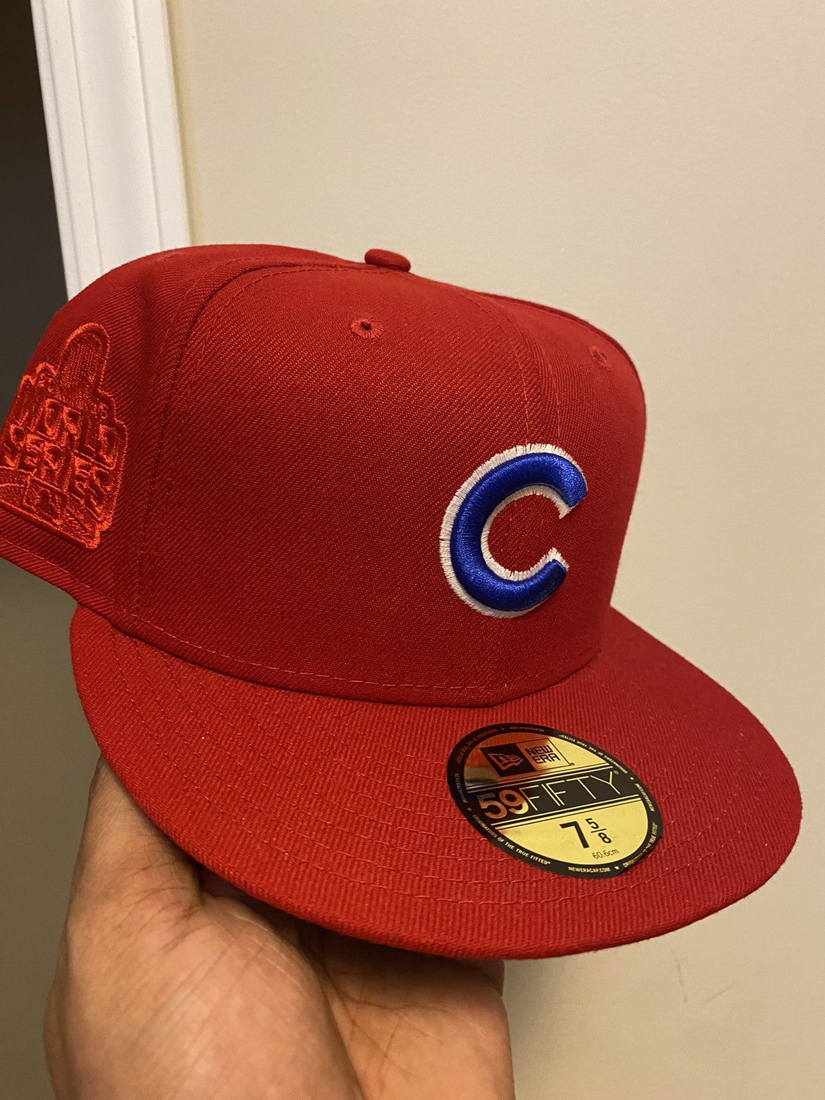 New Era 59Fifty Chicago Cubs Fitted Hat 7 5/8 Ty Mathis outlet Stash1250