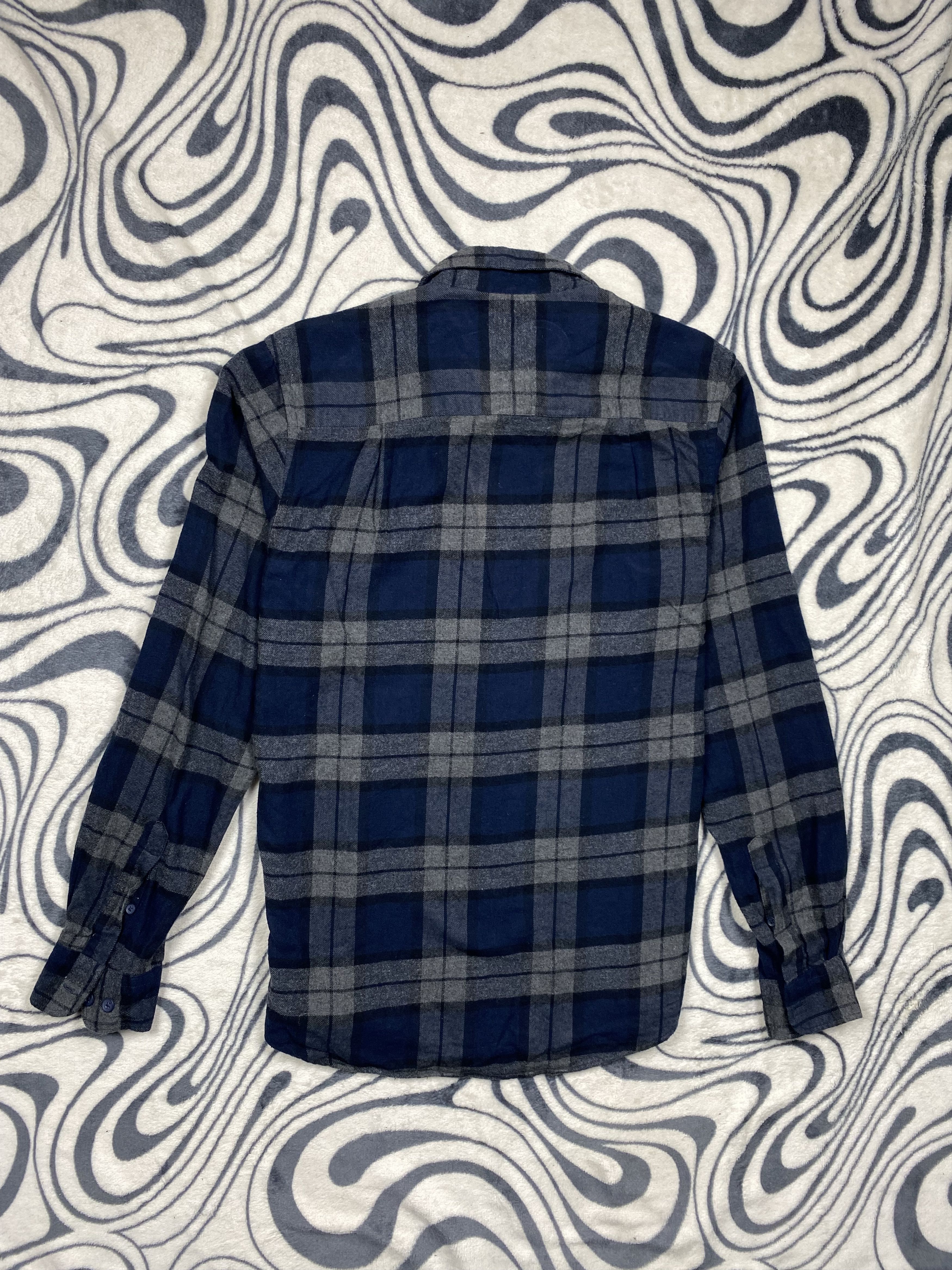 Flannel × Vintage Flannel Mens Plaid Shirt Travis style Size US S / EU 44-46 / 1 - 4 Thumbnail