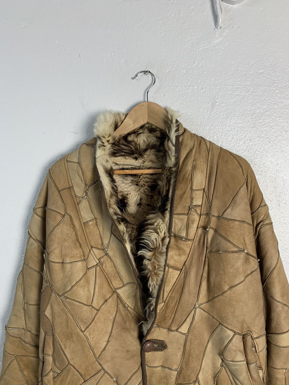 Japanese Brand Japanese Brand Patchwork Faux Fur Jacket Size US L / EU 52-54 / 3 - 4 Thumbnail