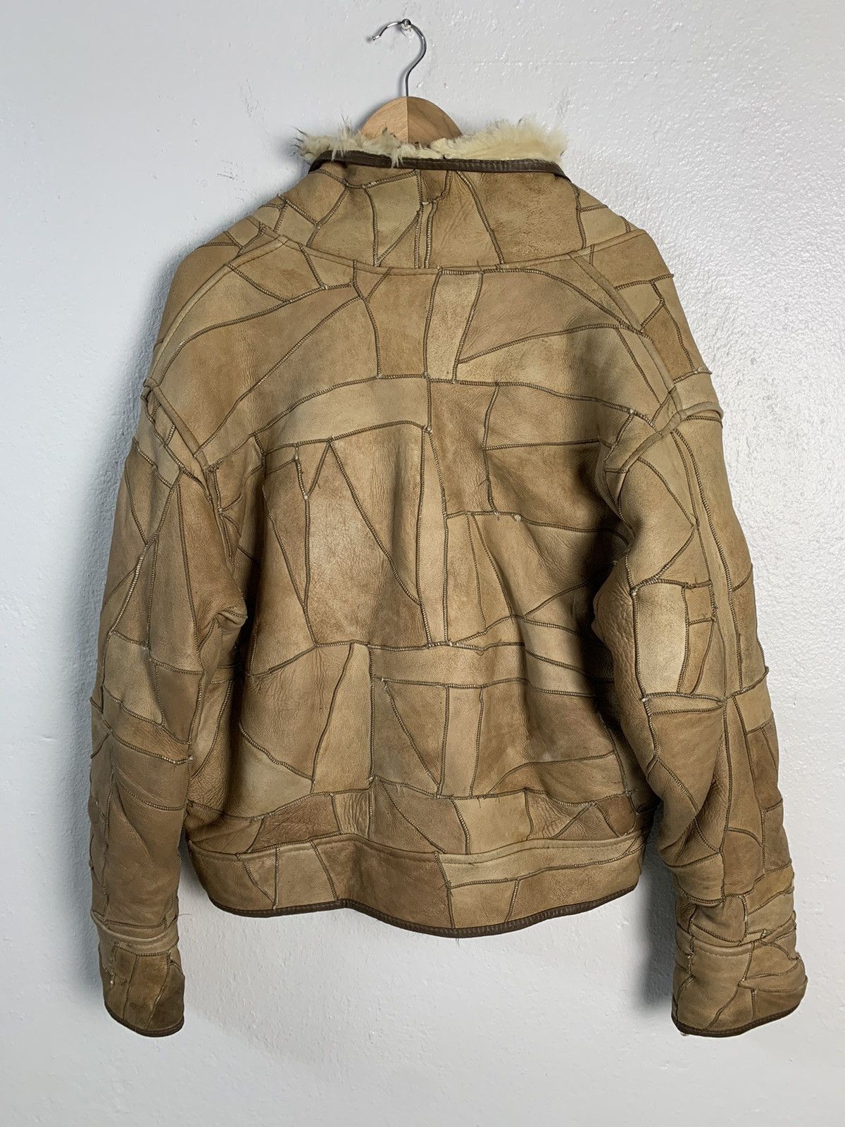 Japanese Brand Japanese Brand Patchwork Faux Fur Jacket Size US L / EU 52-54 / 3 - 5 Thumbnail