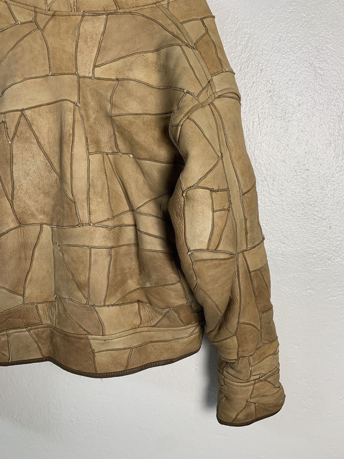 Japanese Brand Japanese Brand Patchwork Faux Fur Jacket Size US L / EU 52-54 / 3 - 6 Thumbnail