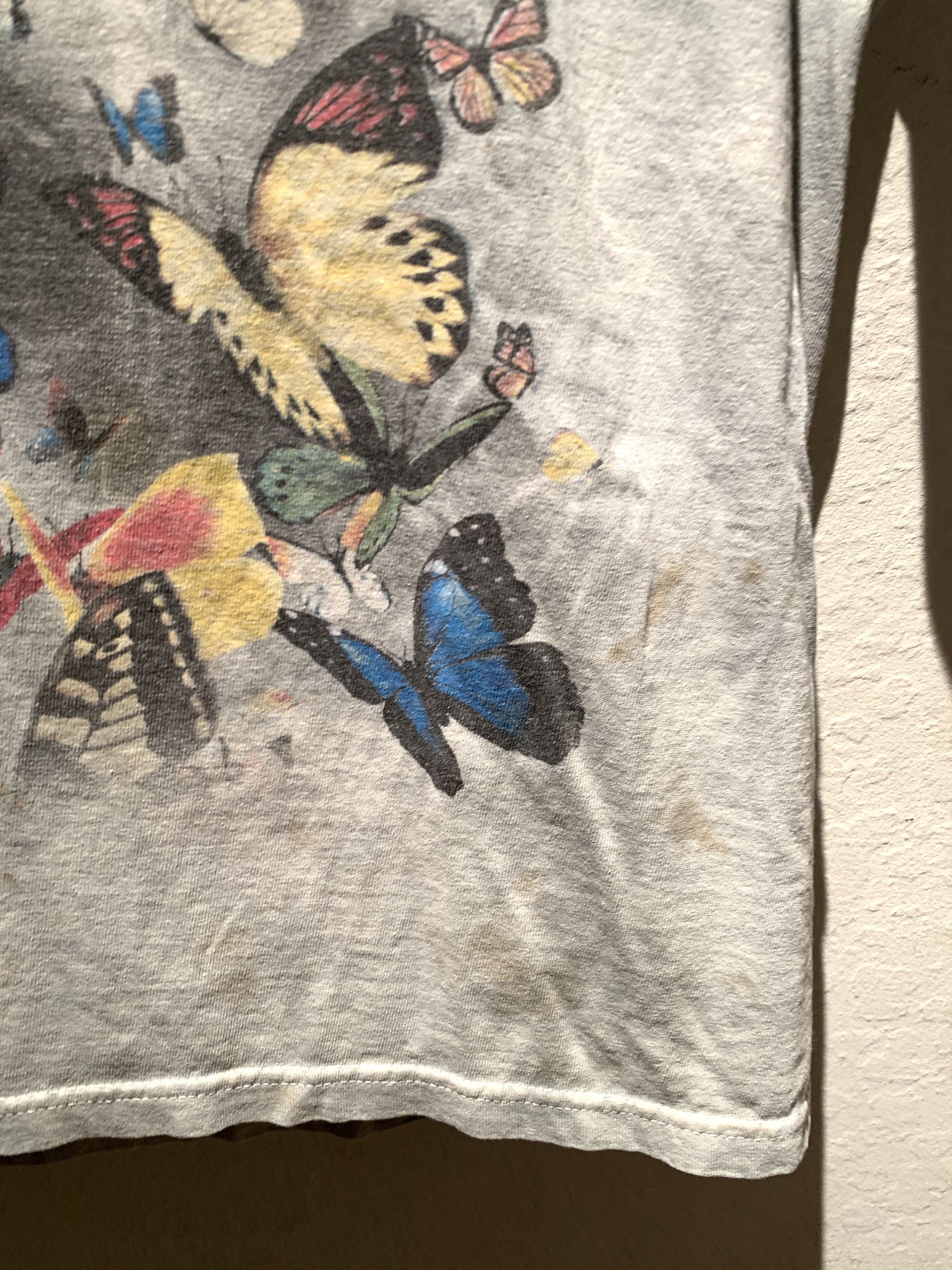 Vintage *RARE* Vintage 2004 Forest Butterfly Tie-Dye T-Shirt XL/2XL Size US XXL / EU 58 / 5 - 4 Thumbnail