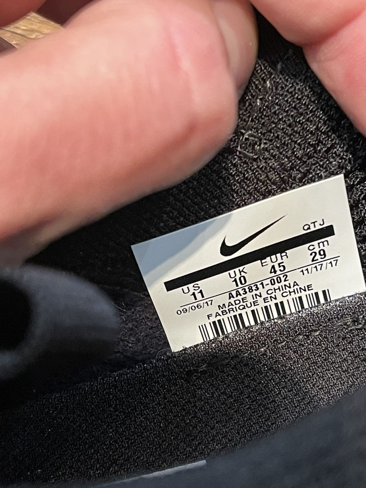 Nike × Off-White Nike Air VaporMax Off-White black (2018) Shoes Size US 11 / EU 44 - 6 Thumbnail